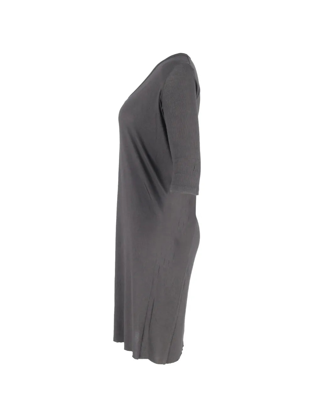 scoop-neck dress