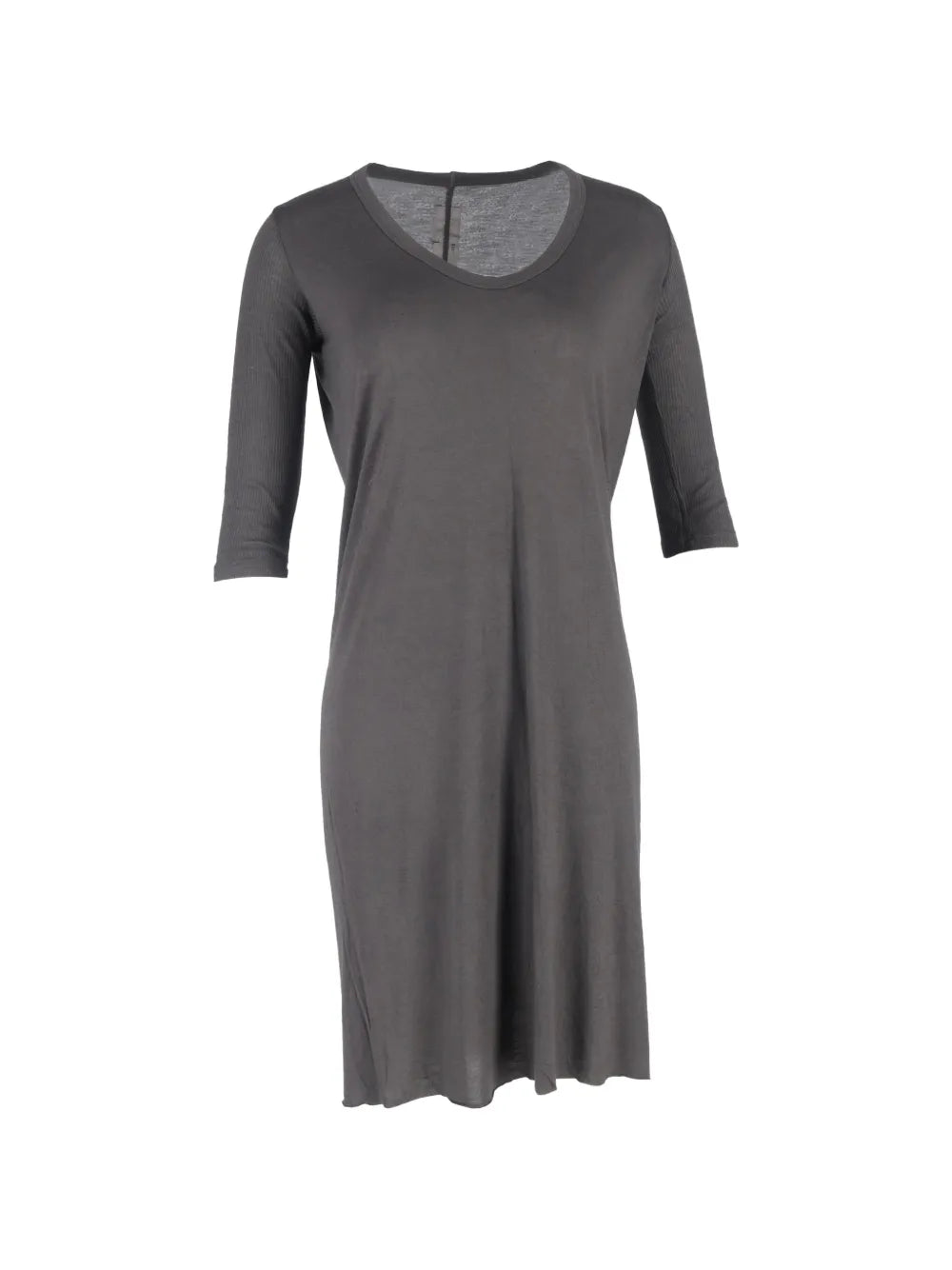 scoop-neck dress