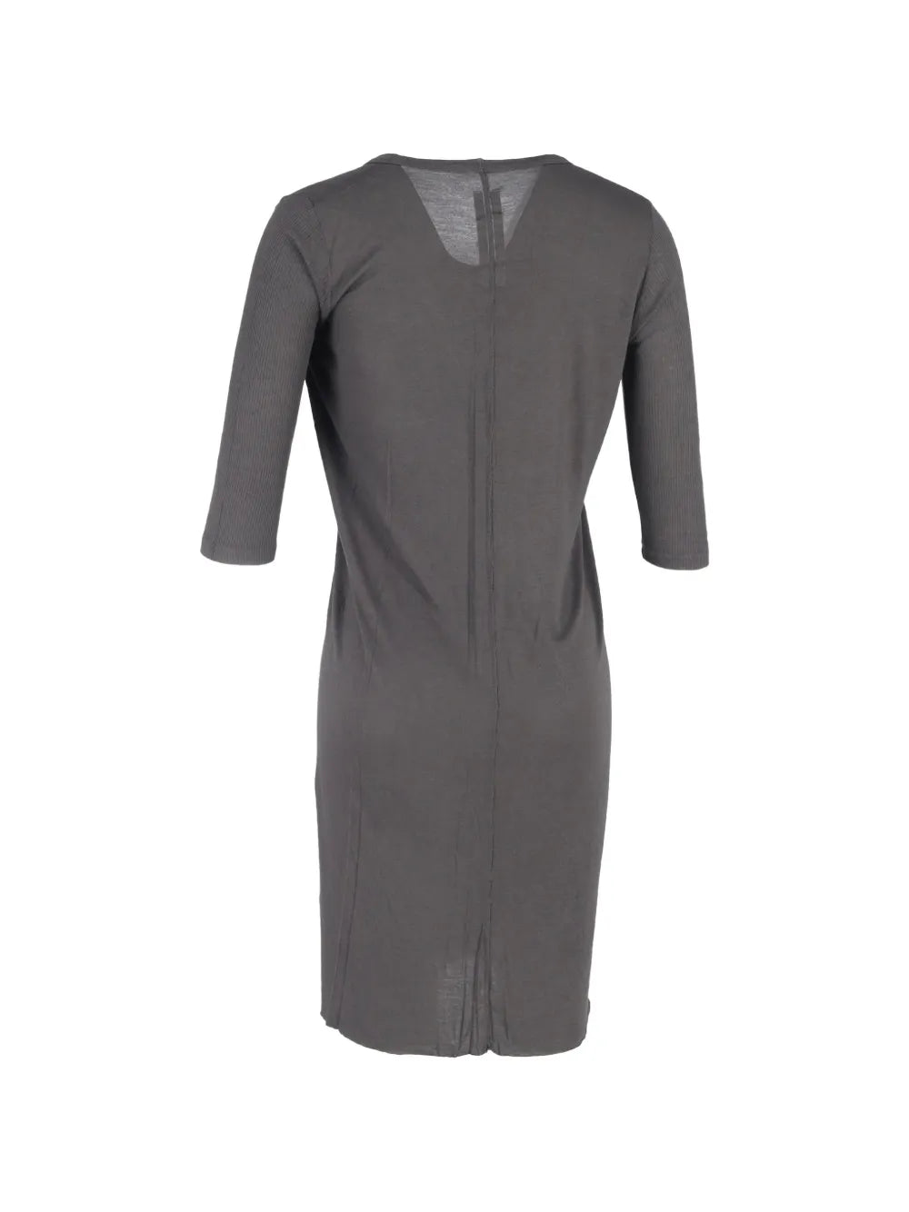 scoop-neck dress