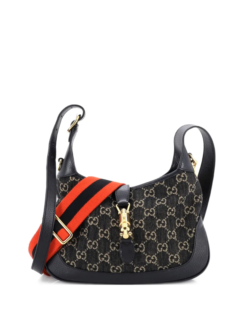 Jackie 1961 GG Denim Small hobo bag