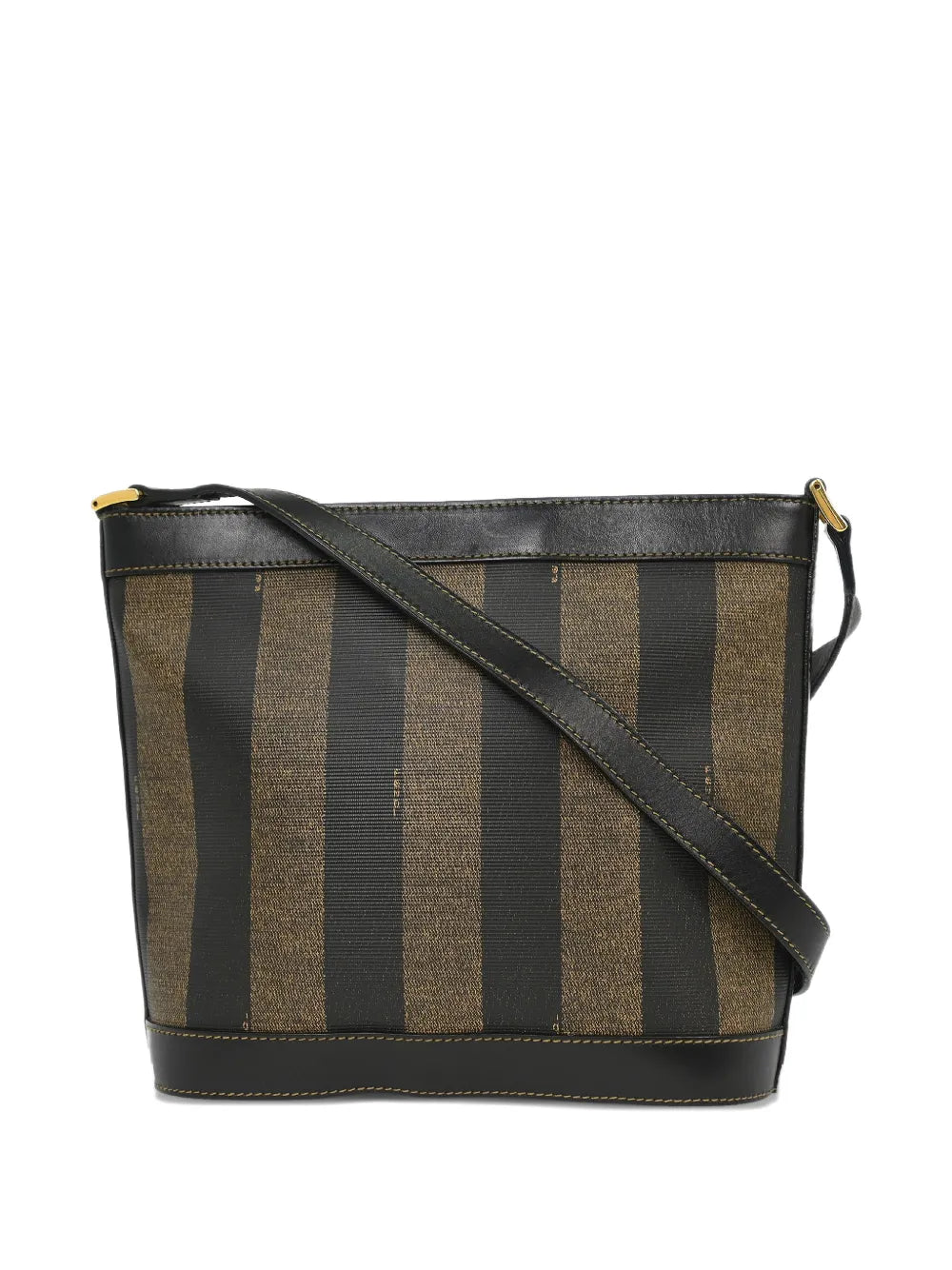 2007 Pequin striped-pattern shoulder bag