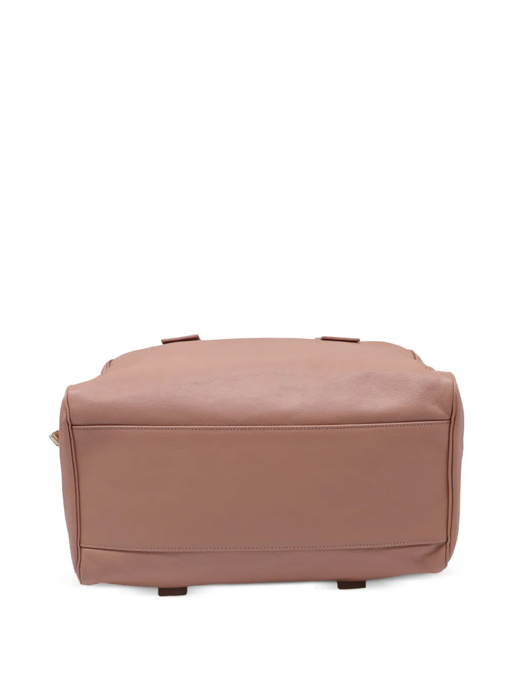 top-handle leather tote bag
