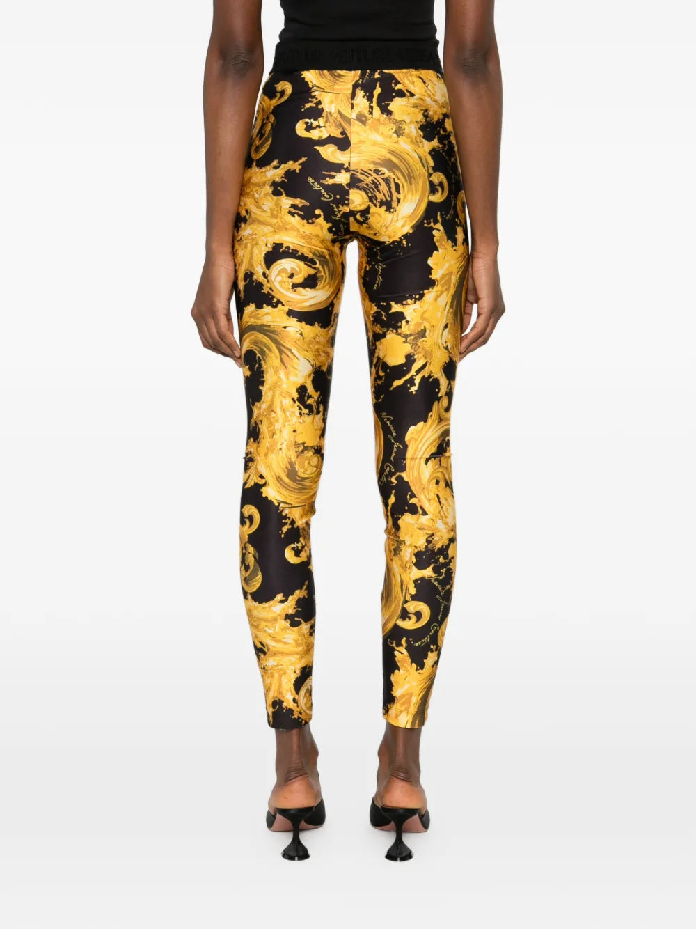 Barocco-print leggings