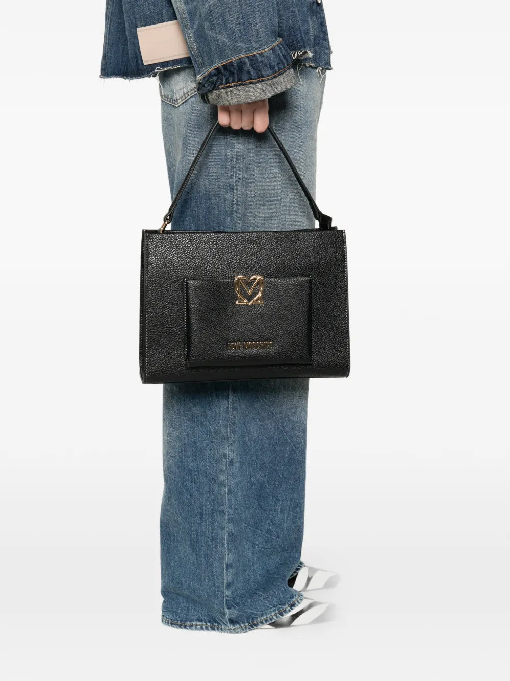 logo-plaque tote bag