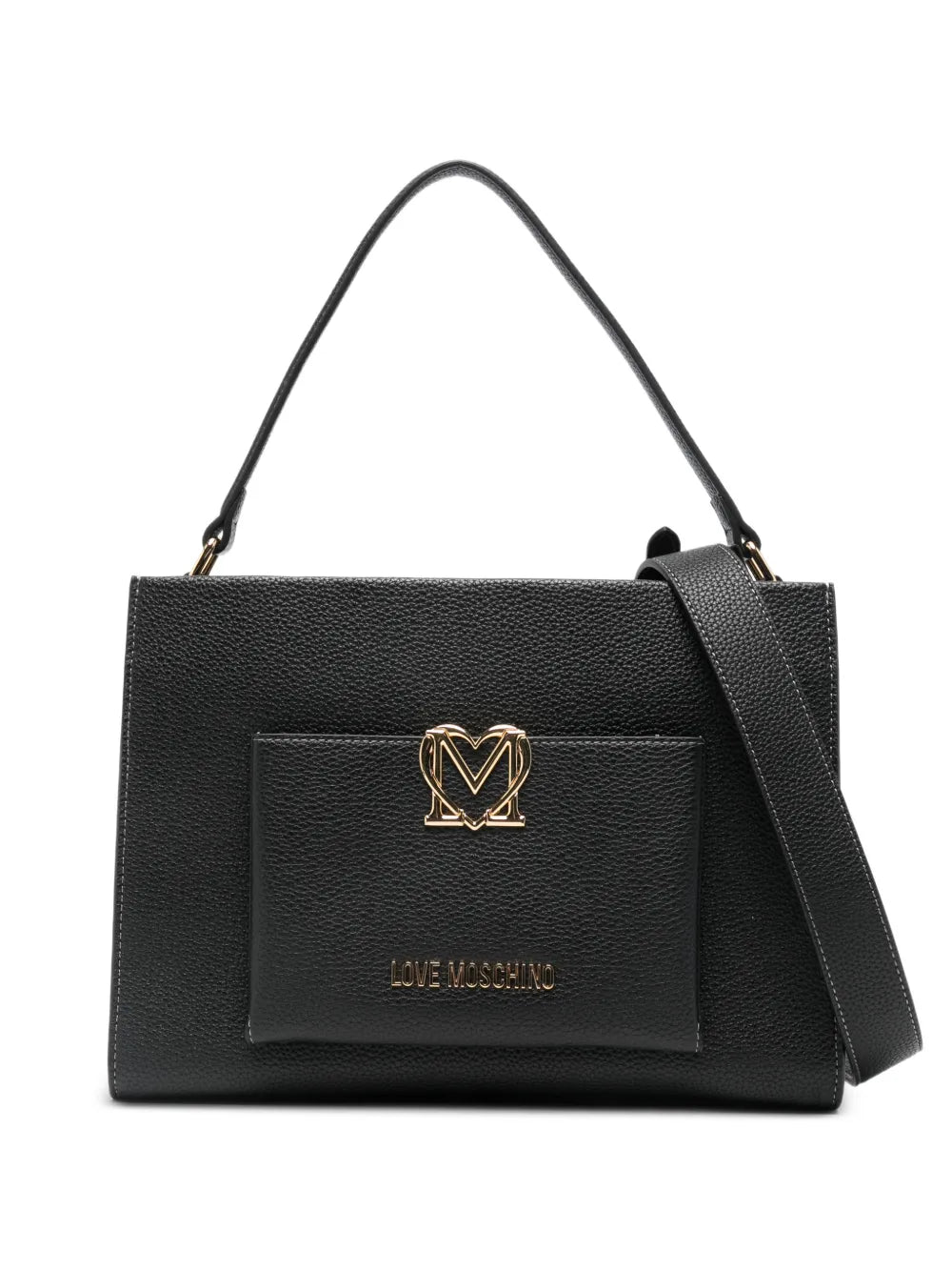logo-plaque tote bag