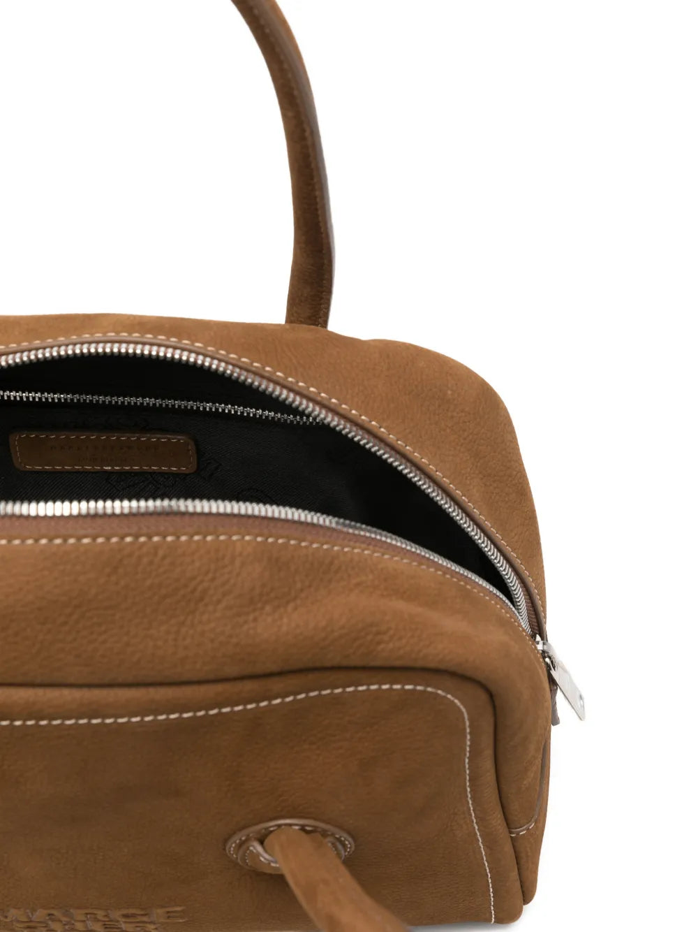 embossed-logo tote bag