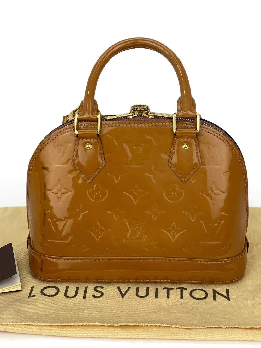 Monogram Vernis Alma shoulder bag