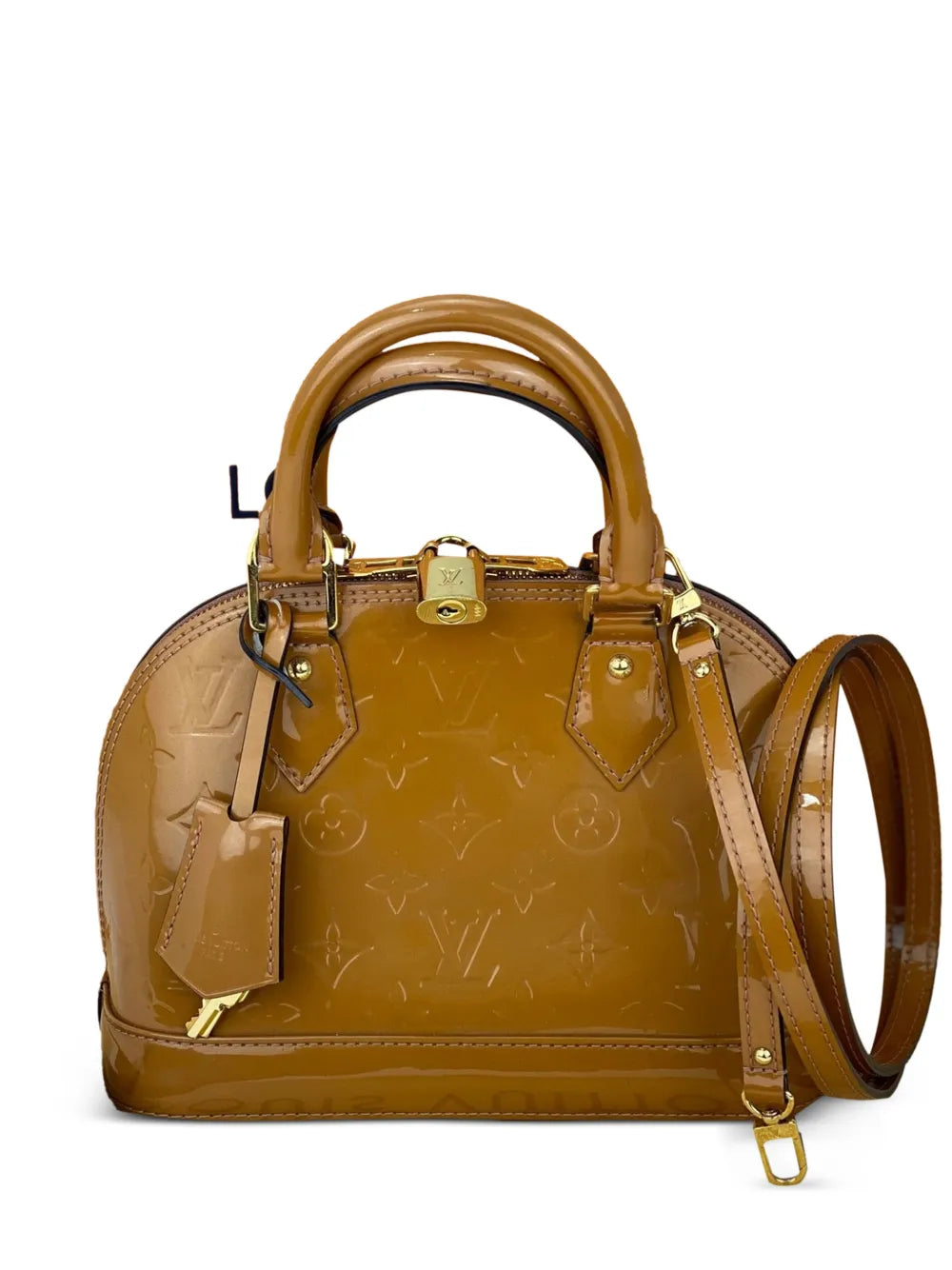 Monogram Vernis Alma shoulder bag