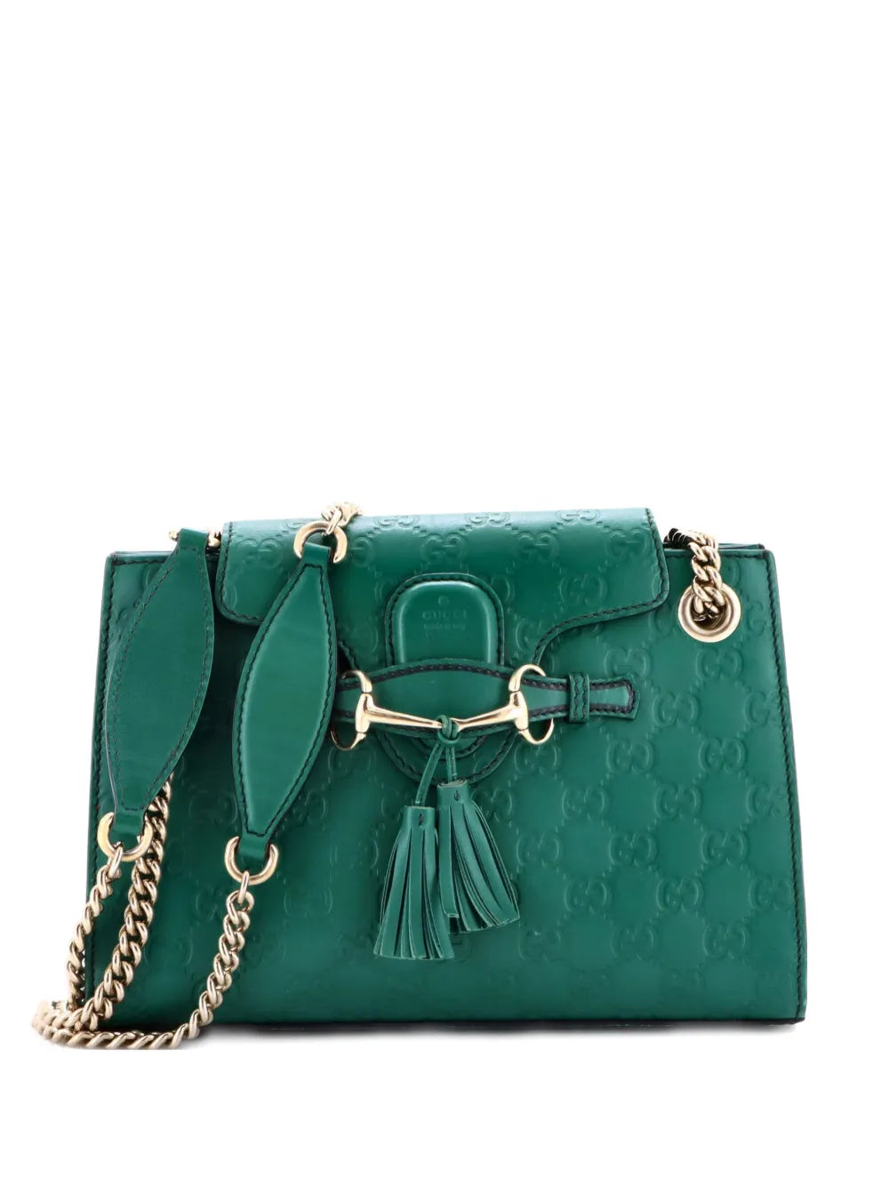 Emily Chain Flap Guccissima Leather Small shoulder bag
