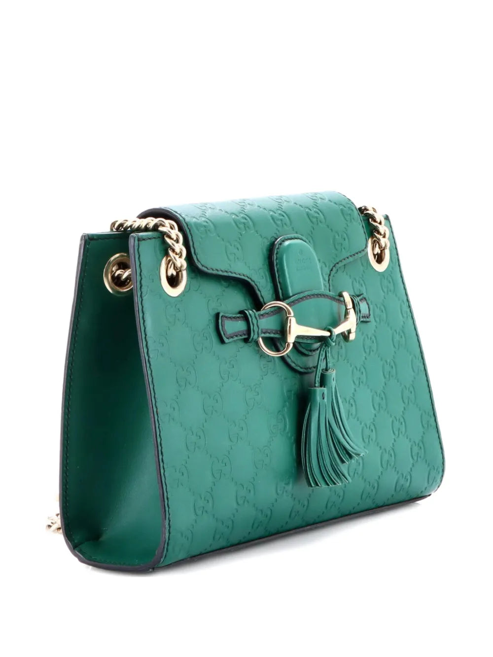 Emily Chain Flap Guccissima Leather Small shoulder bag