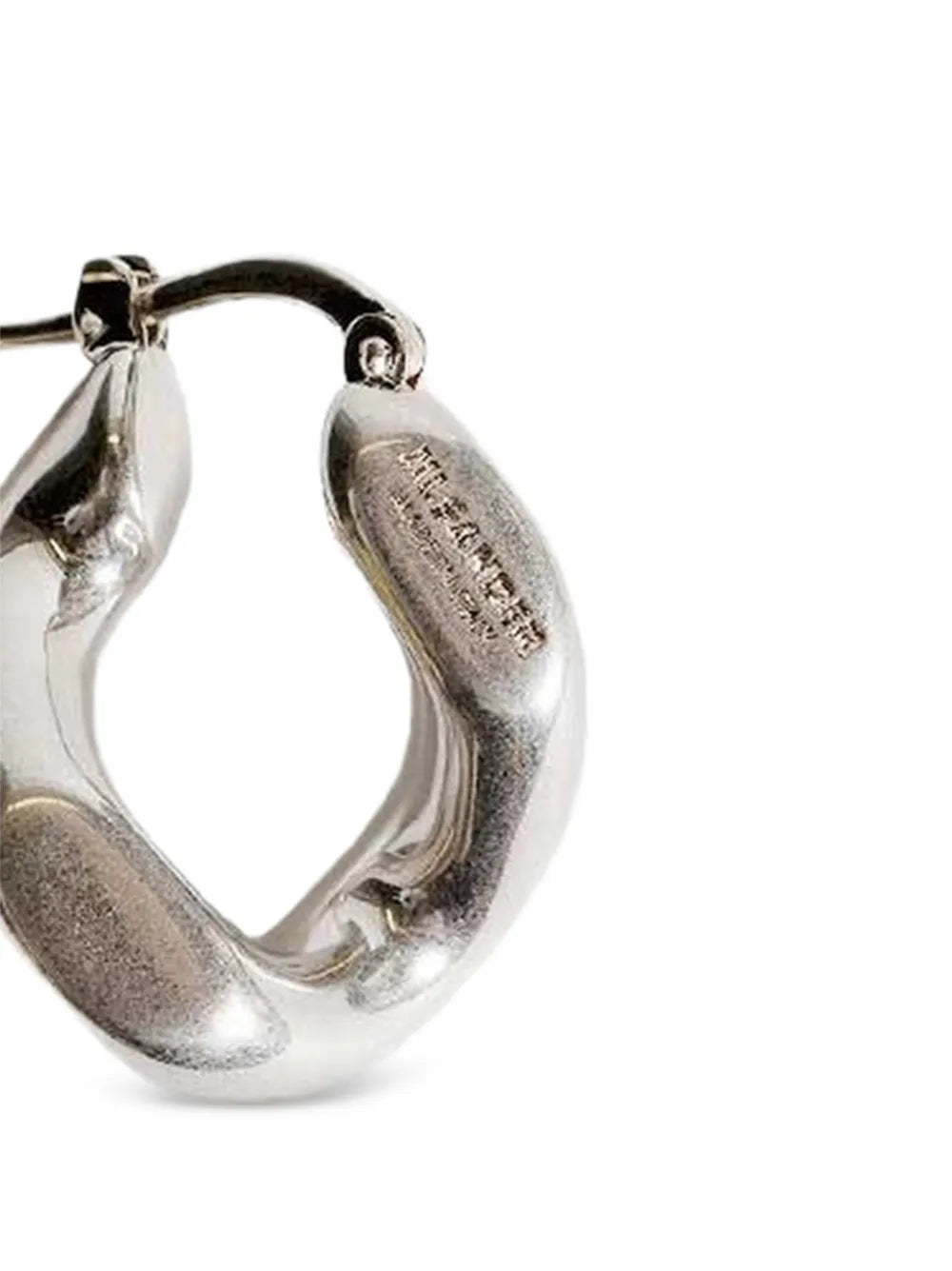 silver-tone earring