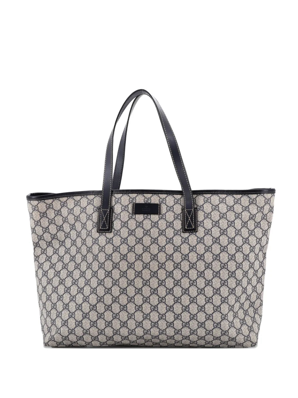 Plus GG Coated Canvas with Leather Large tote bag