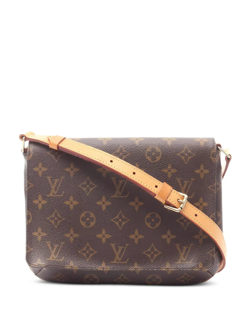 monogram-pattern shoulder bag