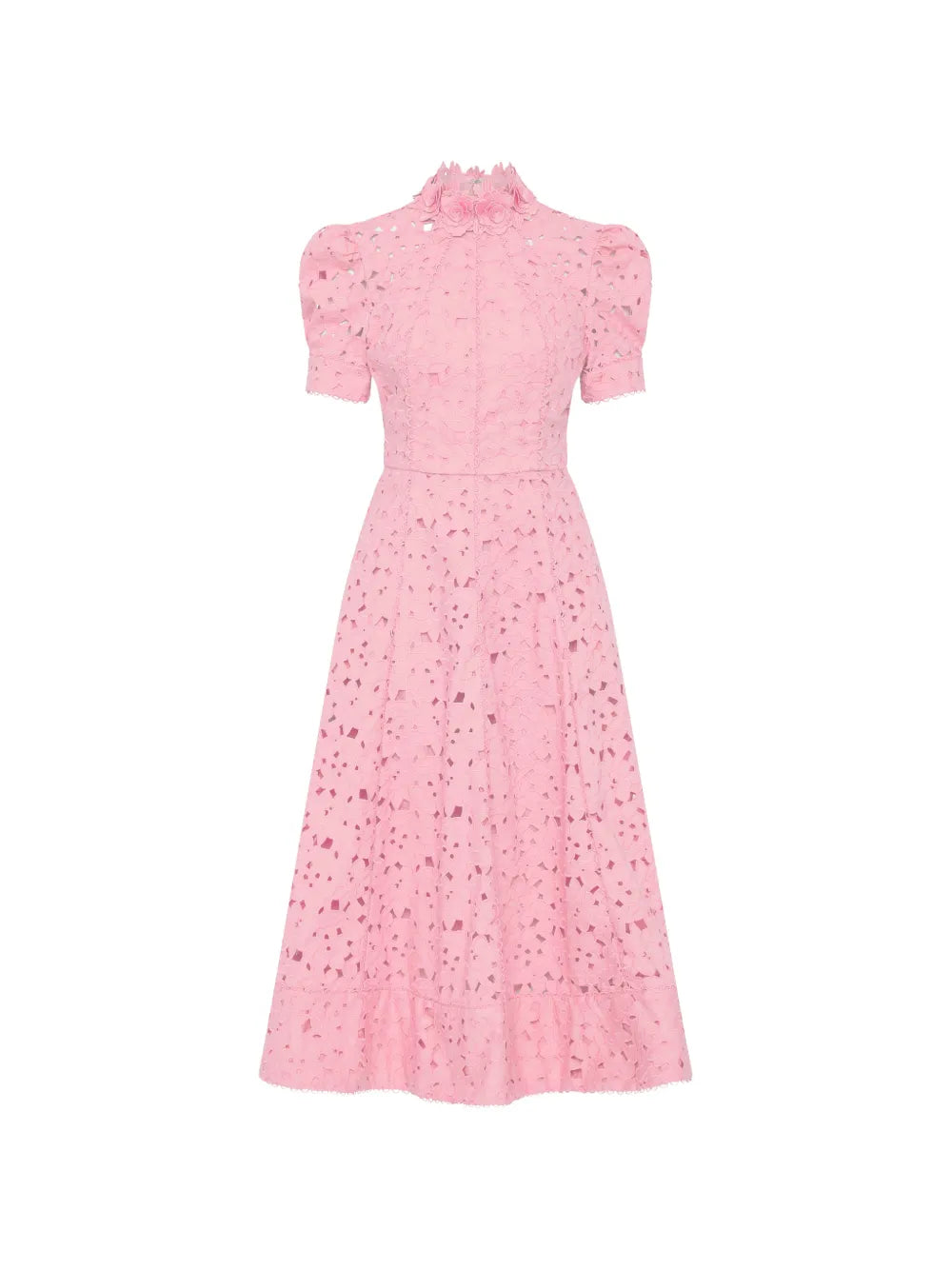 Kitsu high-neck midi dress