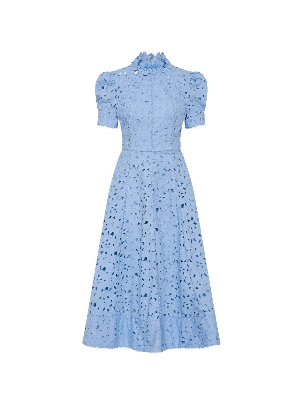 Kitsu high-neck midi dress