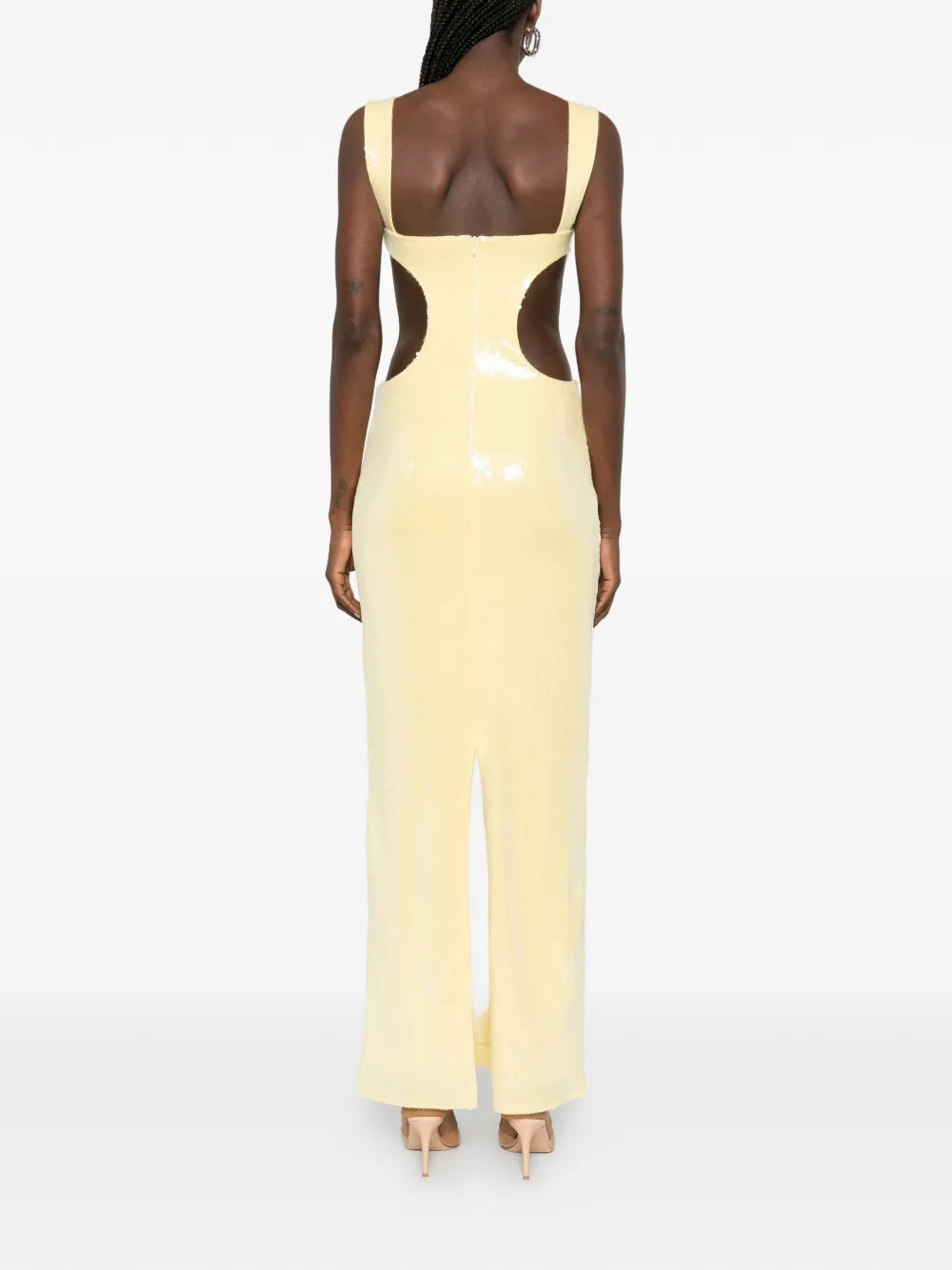 sequin-embellishment maxi dress