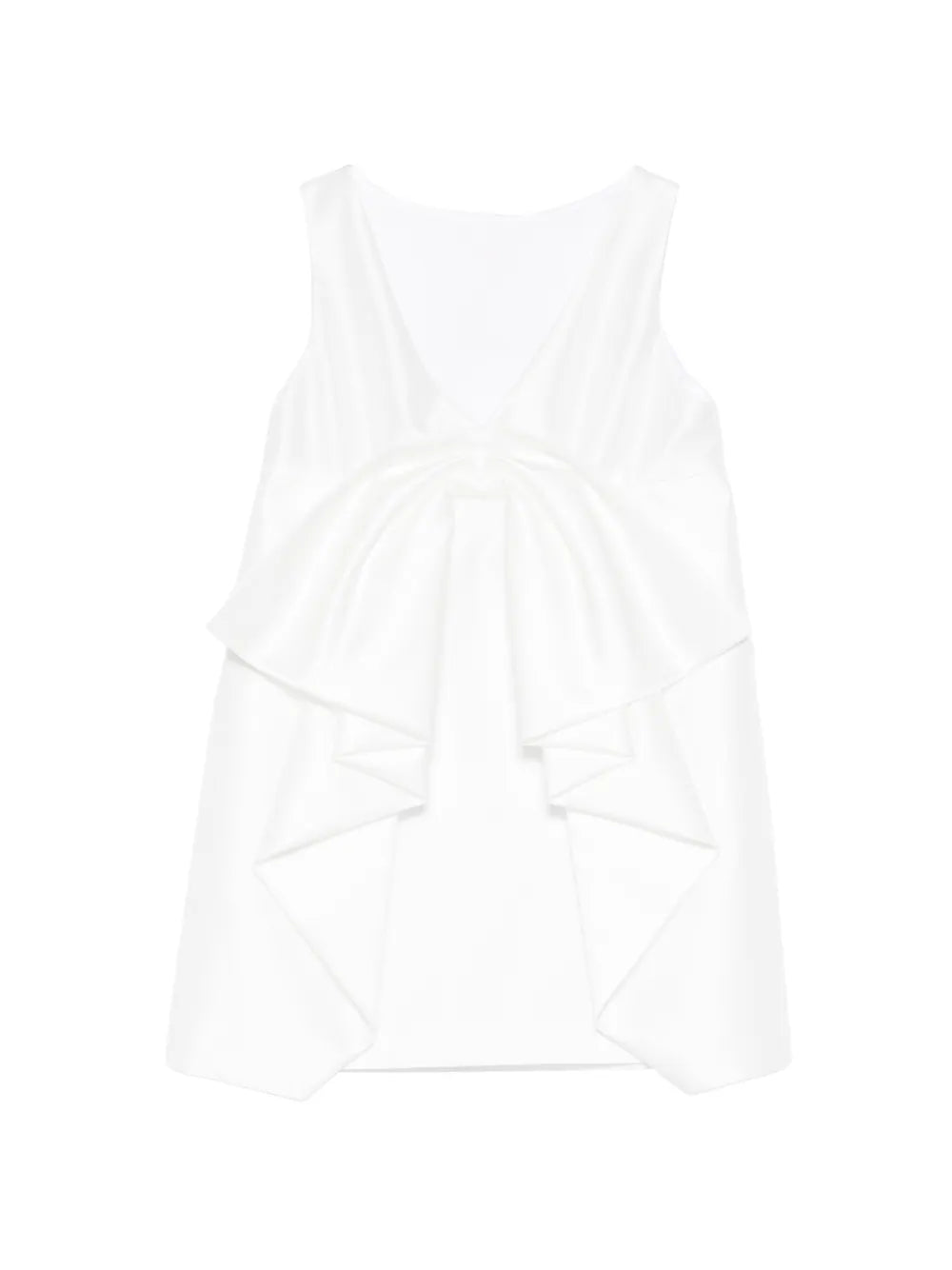 bow sleeveless party dress