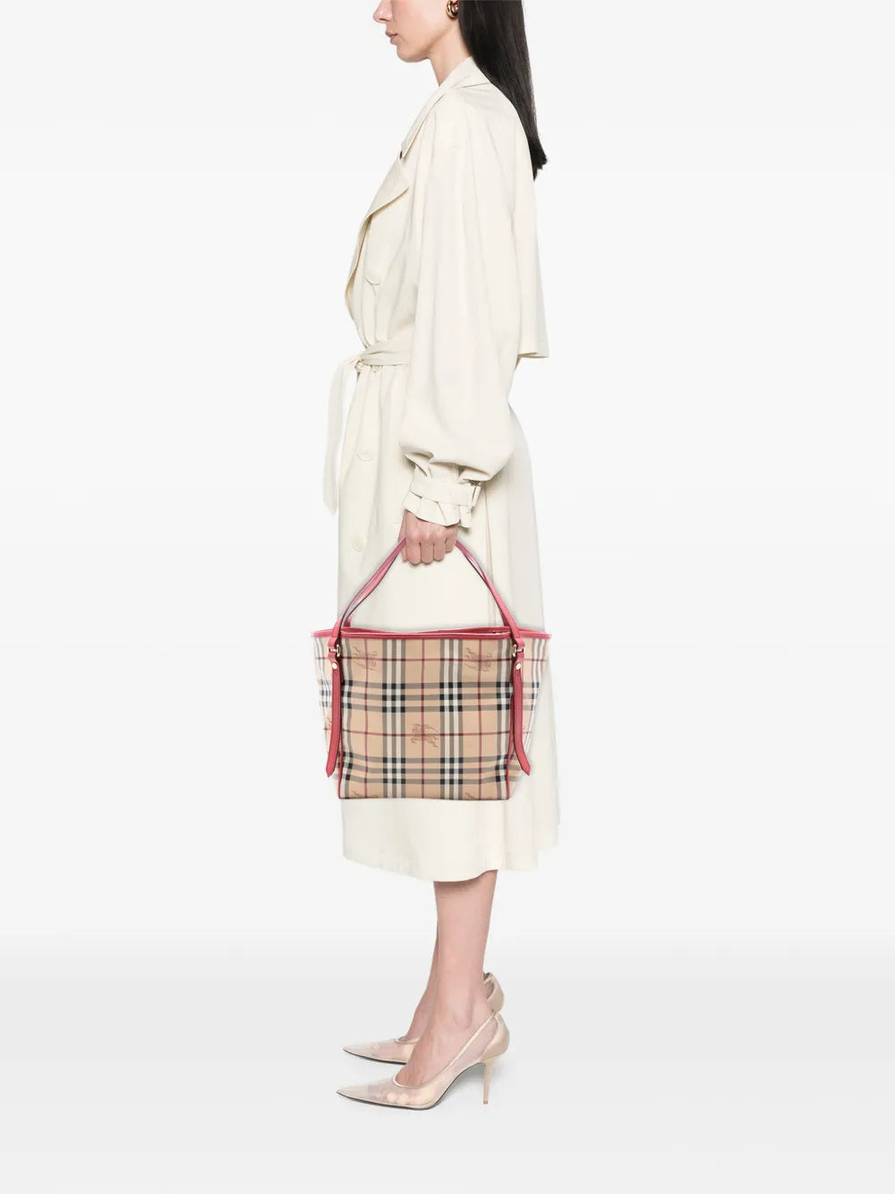 2000-2017 Small Haymarket Check Coated Canvas Canterbury tote bag