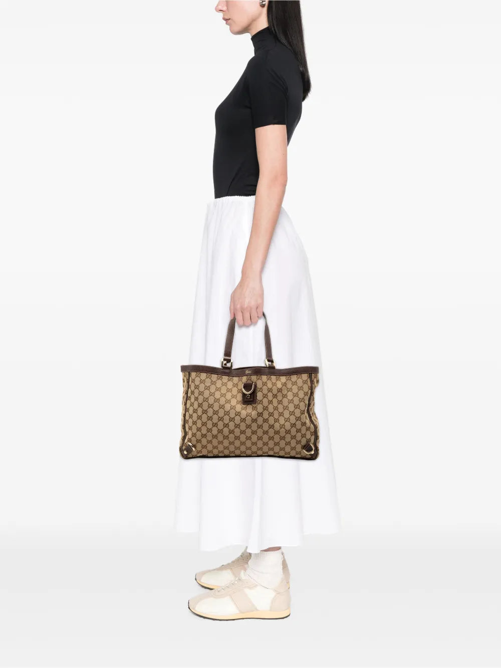 2000-2015 GG Canvas Abbey D Ring tote bag