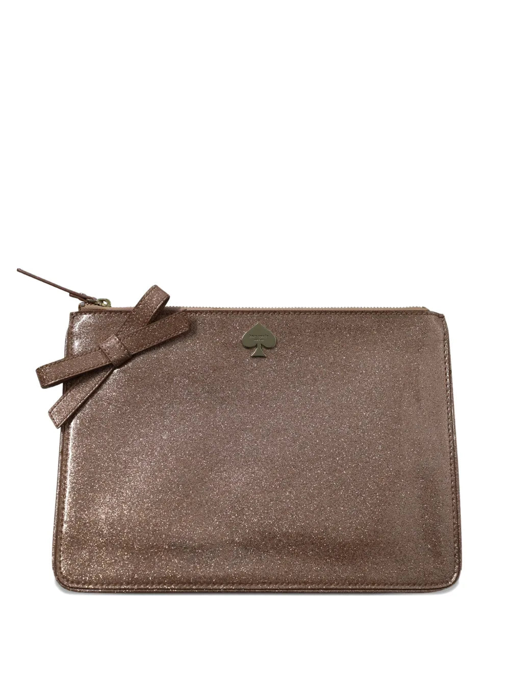 glitter bow pouch