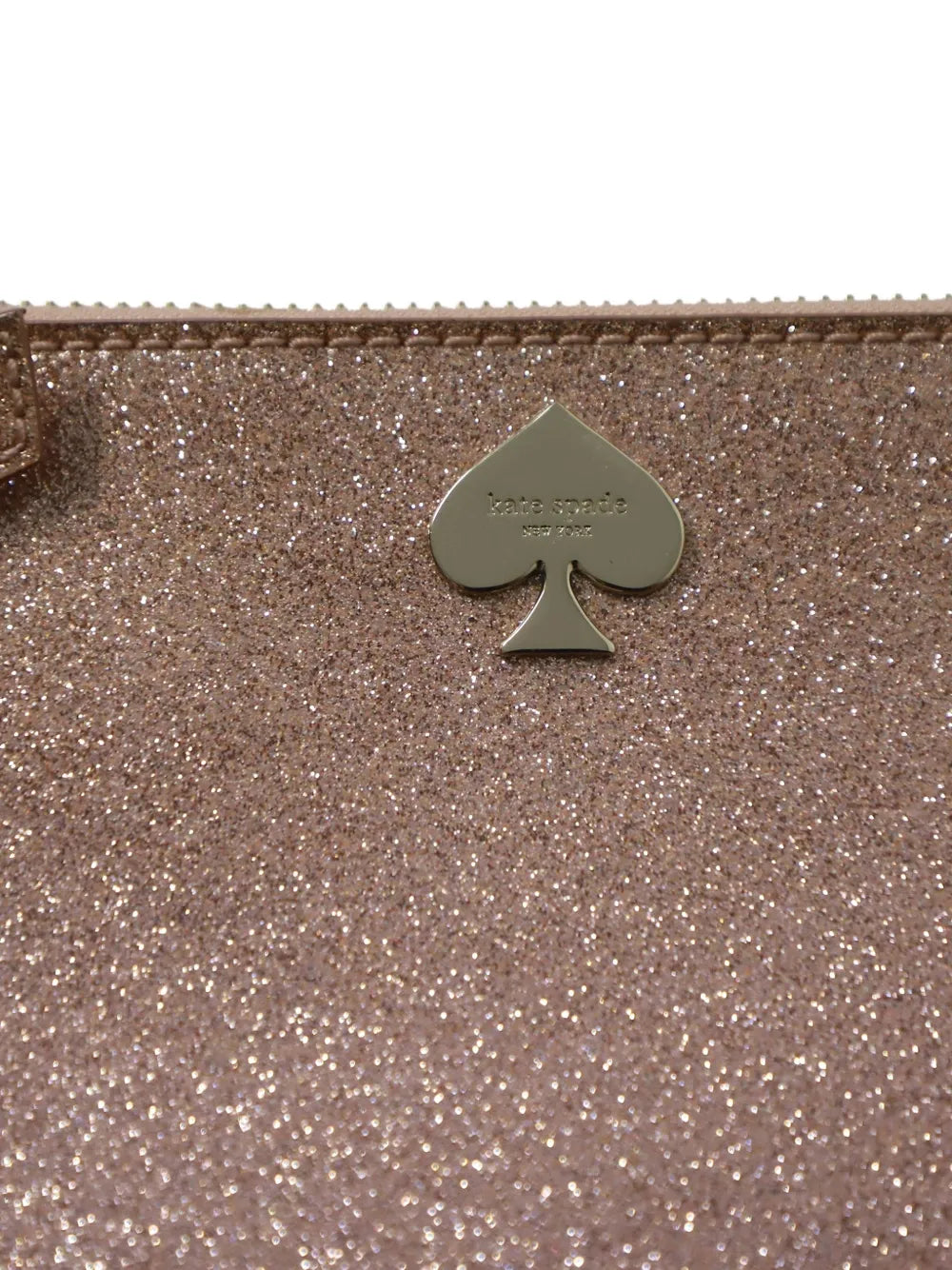glitter bow pouch