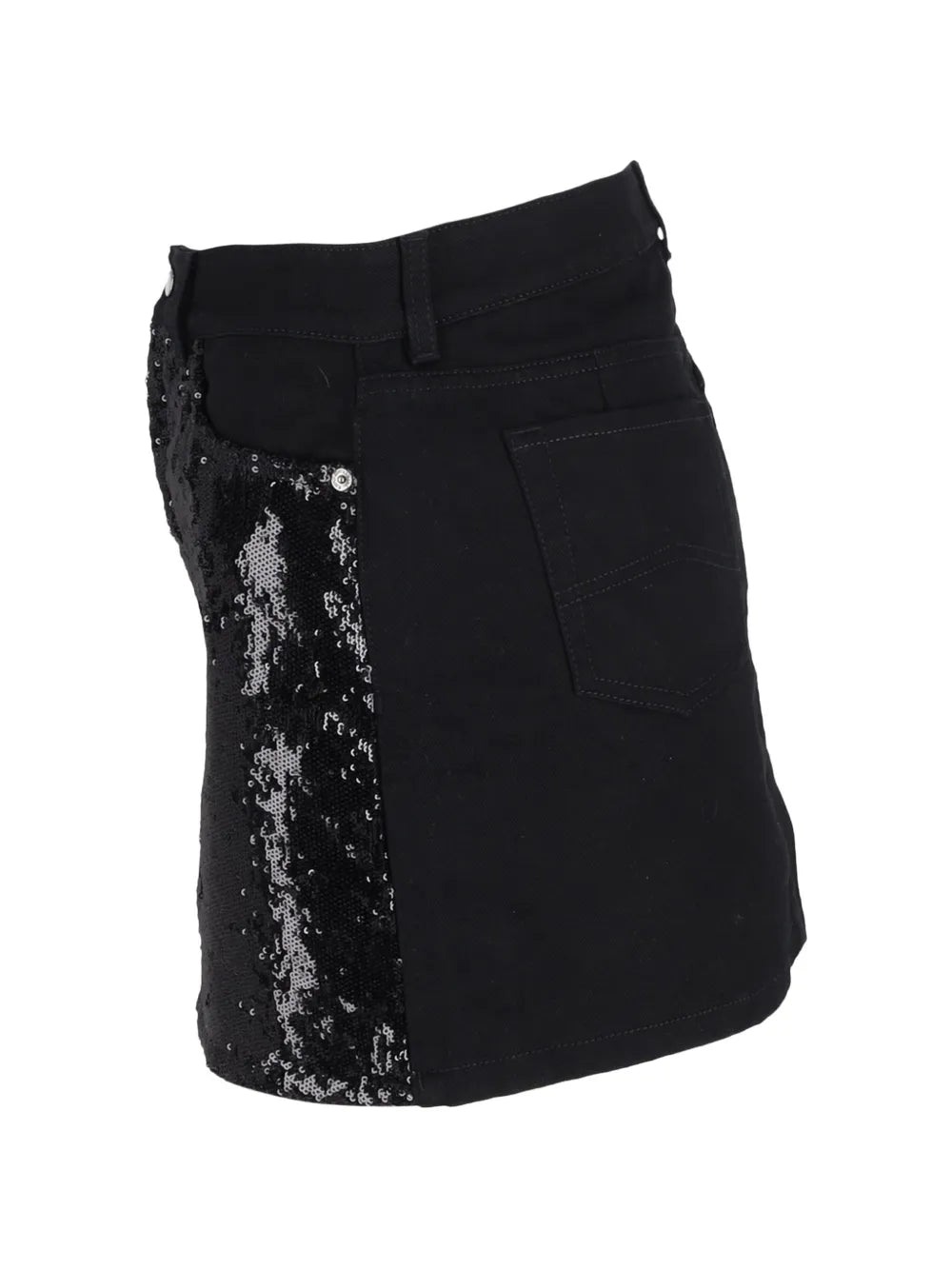 sequin mini skirt