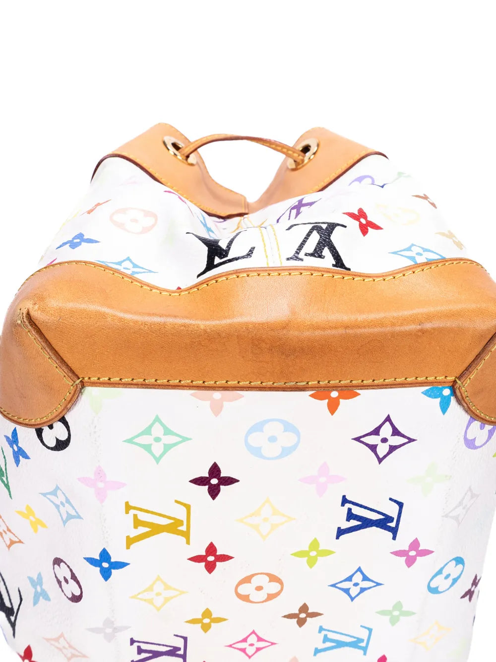monogram-pattern tote bag
