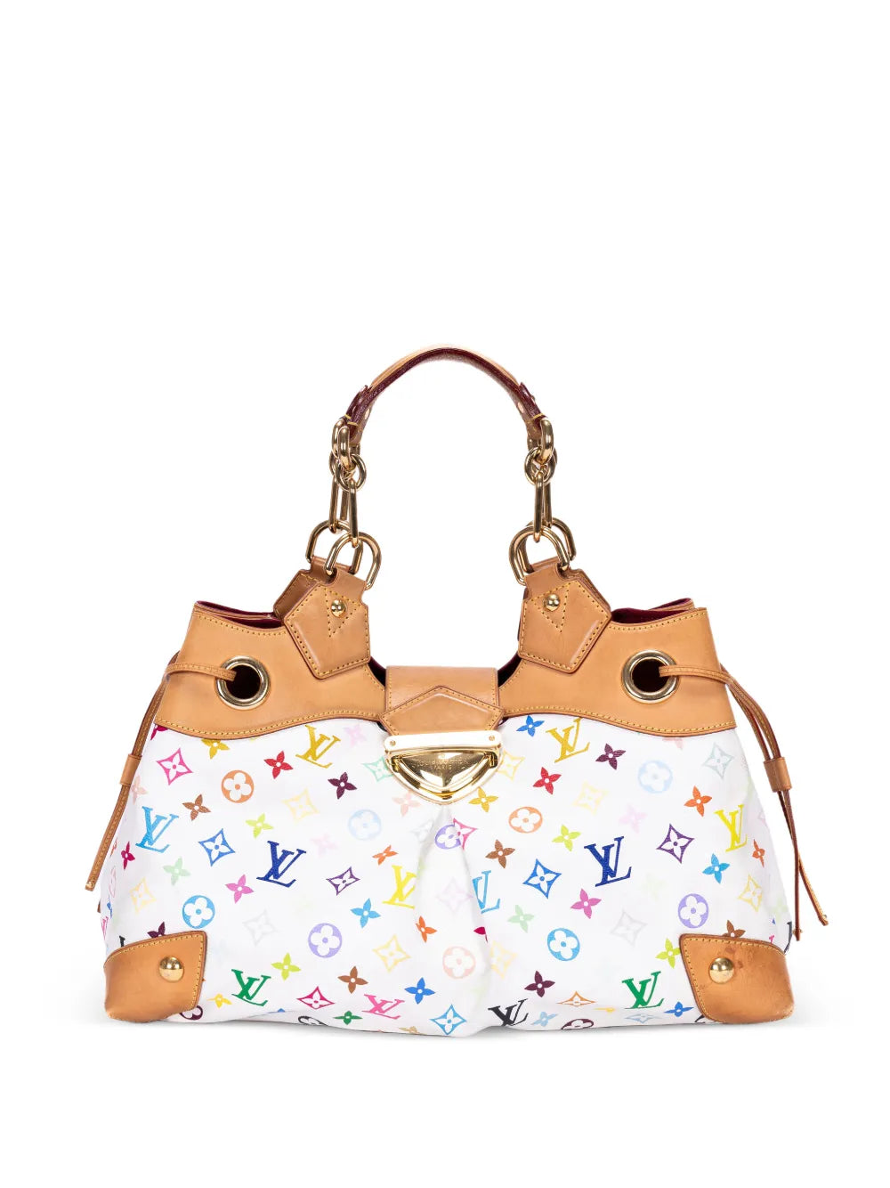 monogram-pattern tote bag