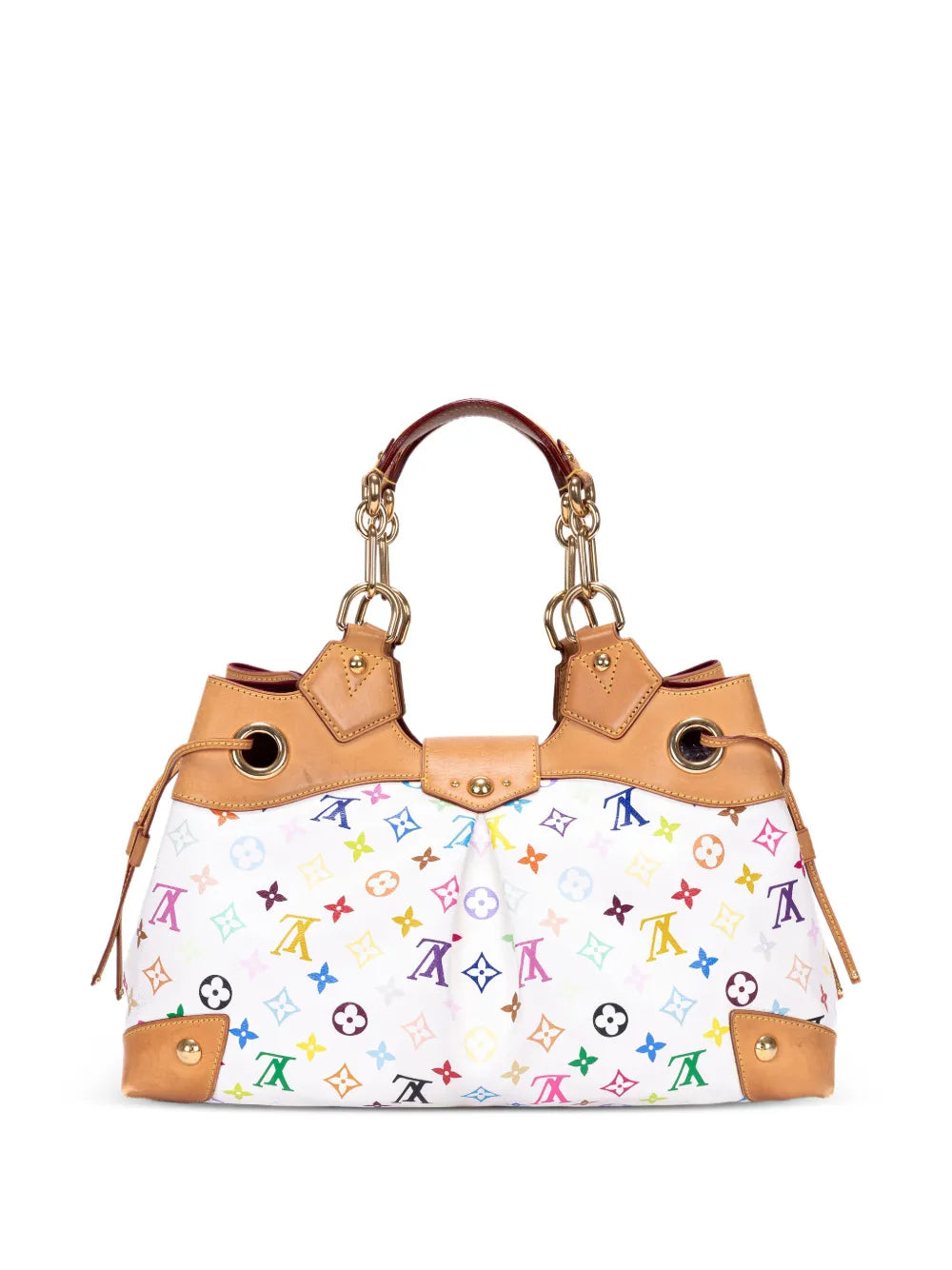 monogram-pattern tote bag