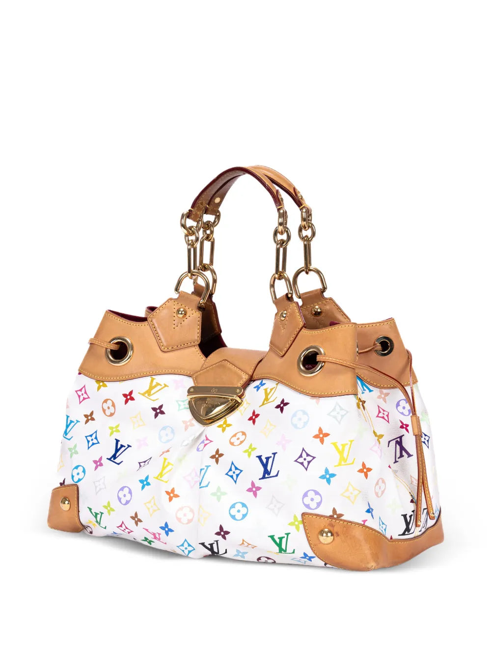 monogram-pattern tote bag