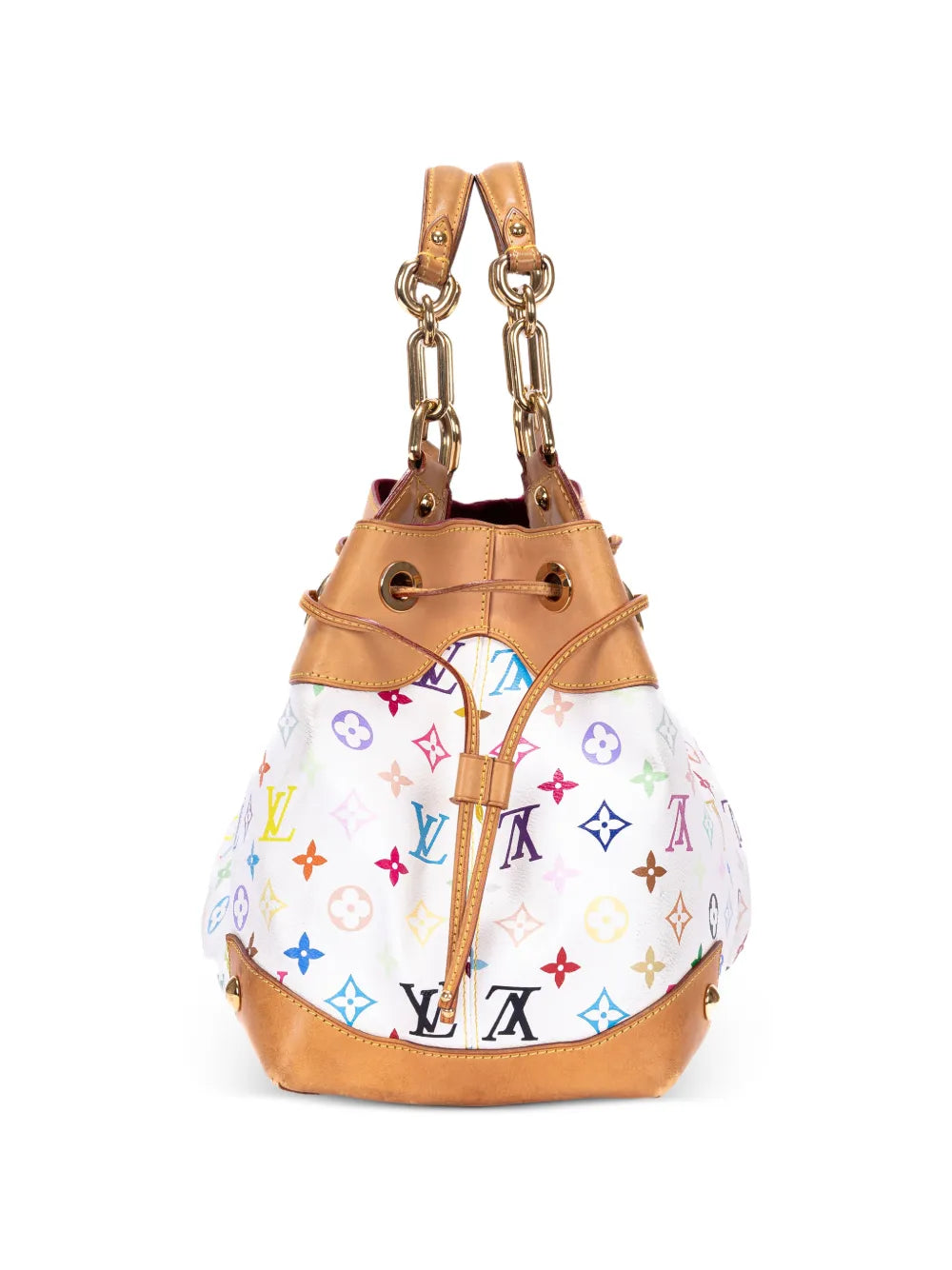 monogram-pattern tote bag