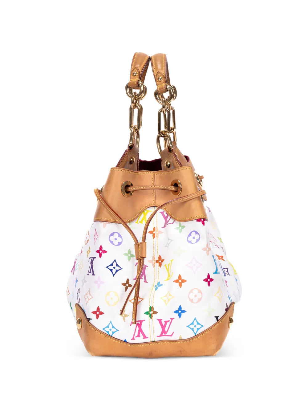 monogram-pattern tote bag