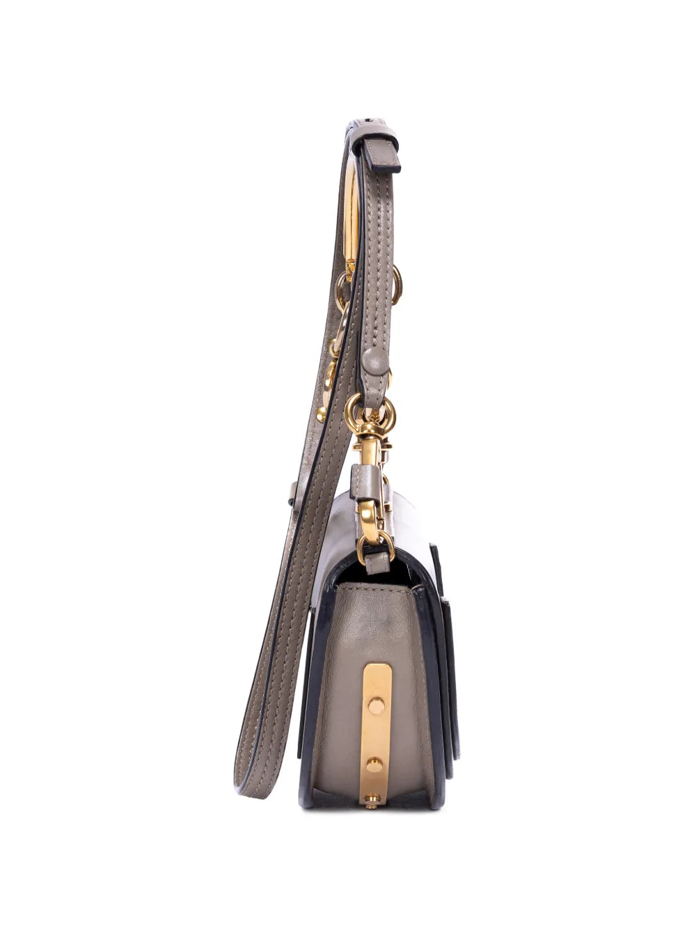 Nile Bracelet metallic-handle tote bag
