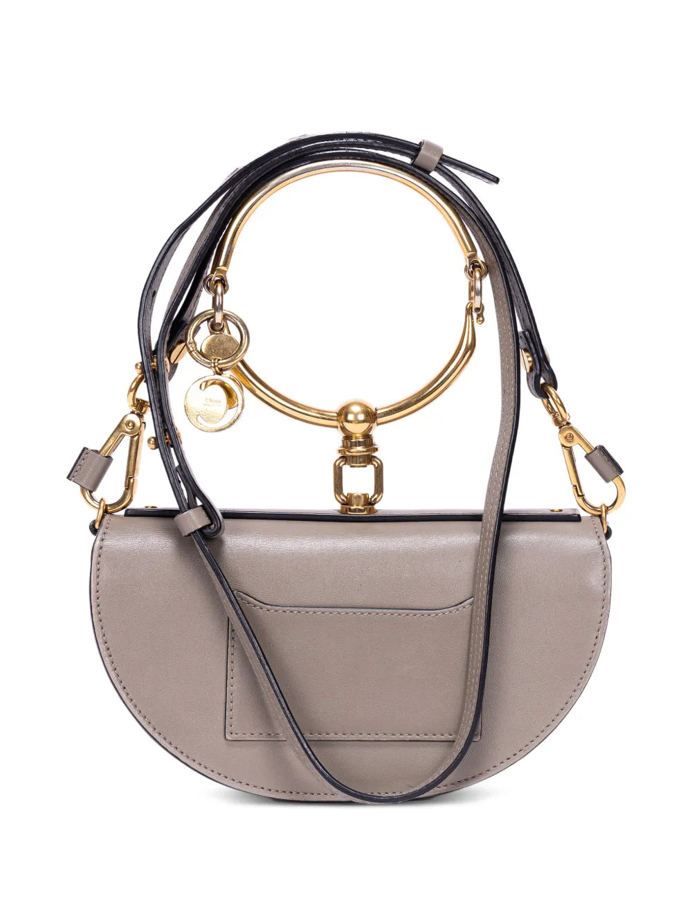 Nile Bracelet metallic-handle tote bag