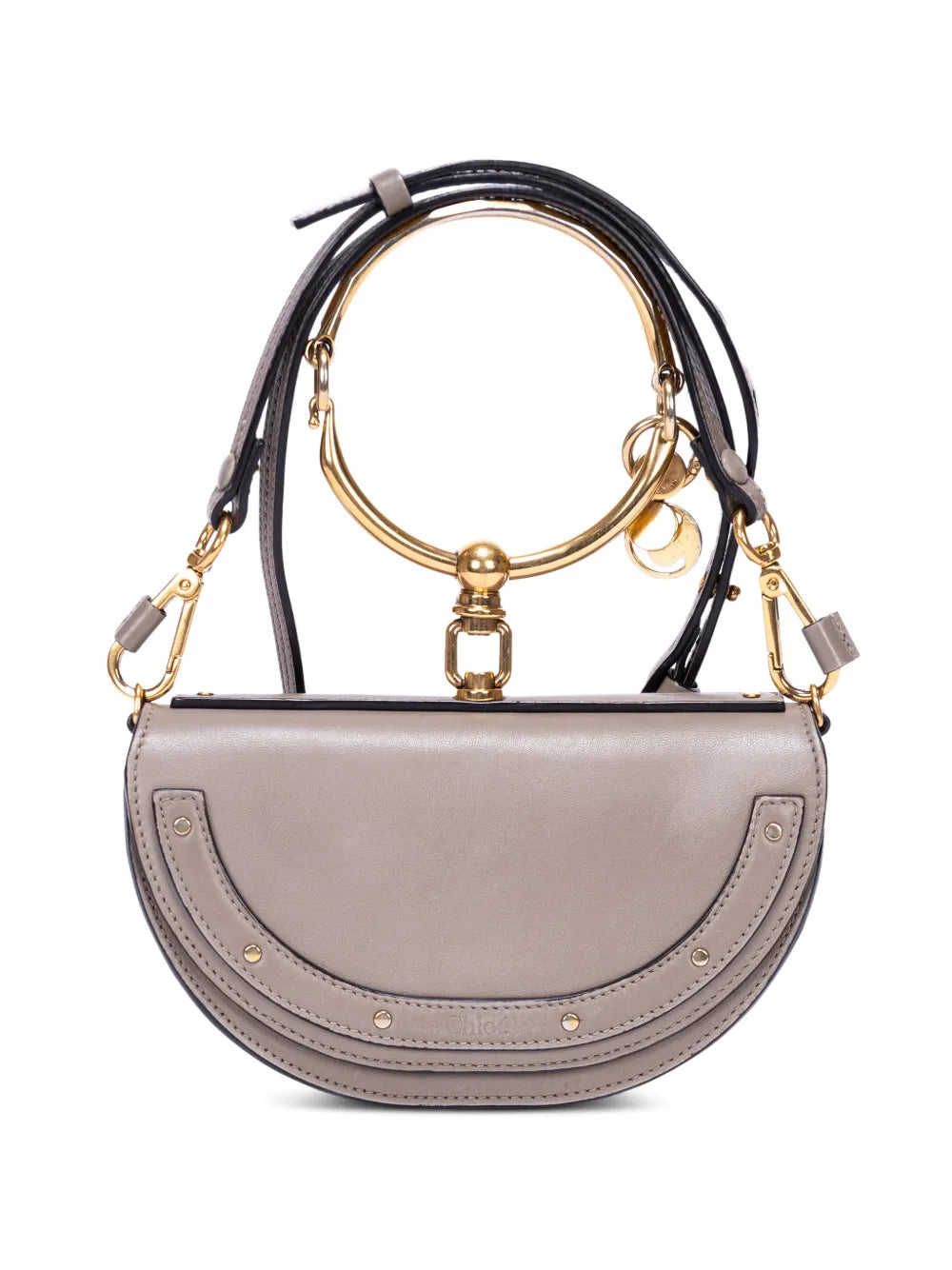 Nile Bracelet metallic-handle tote bag