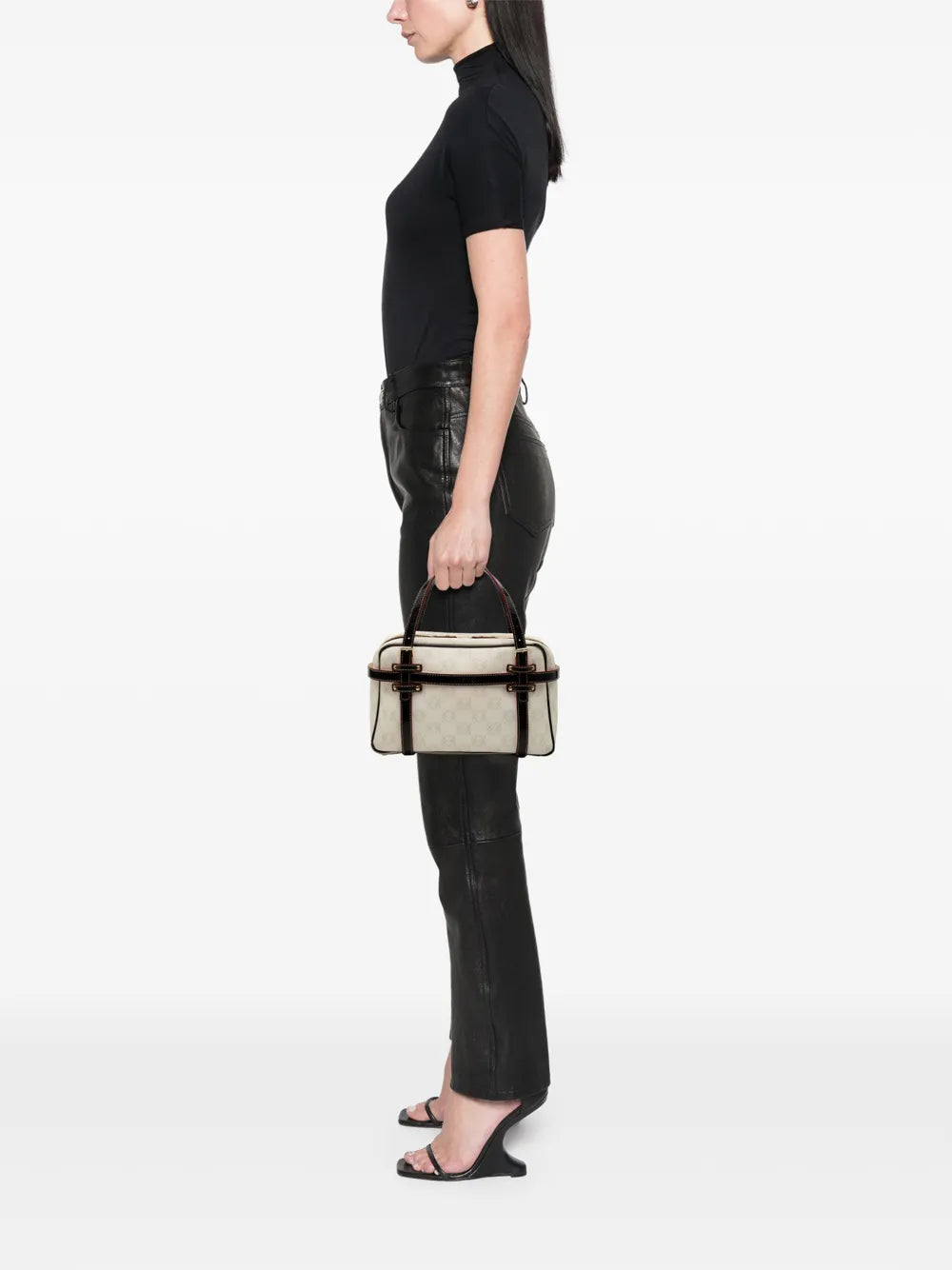 2005 Anagram Coated Canvas handbag