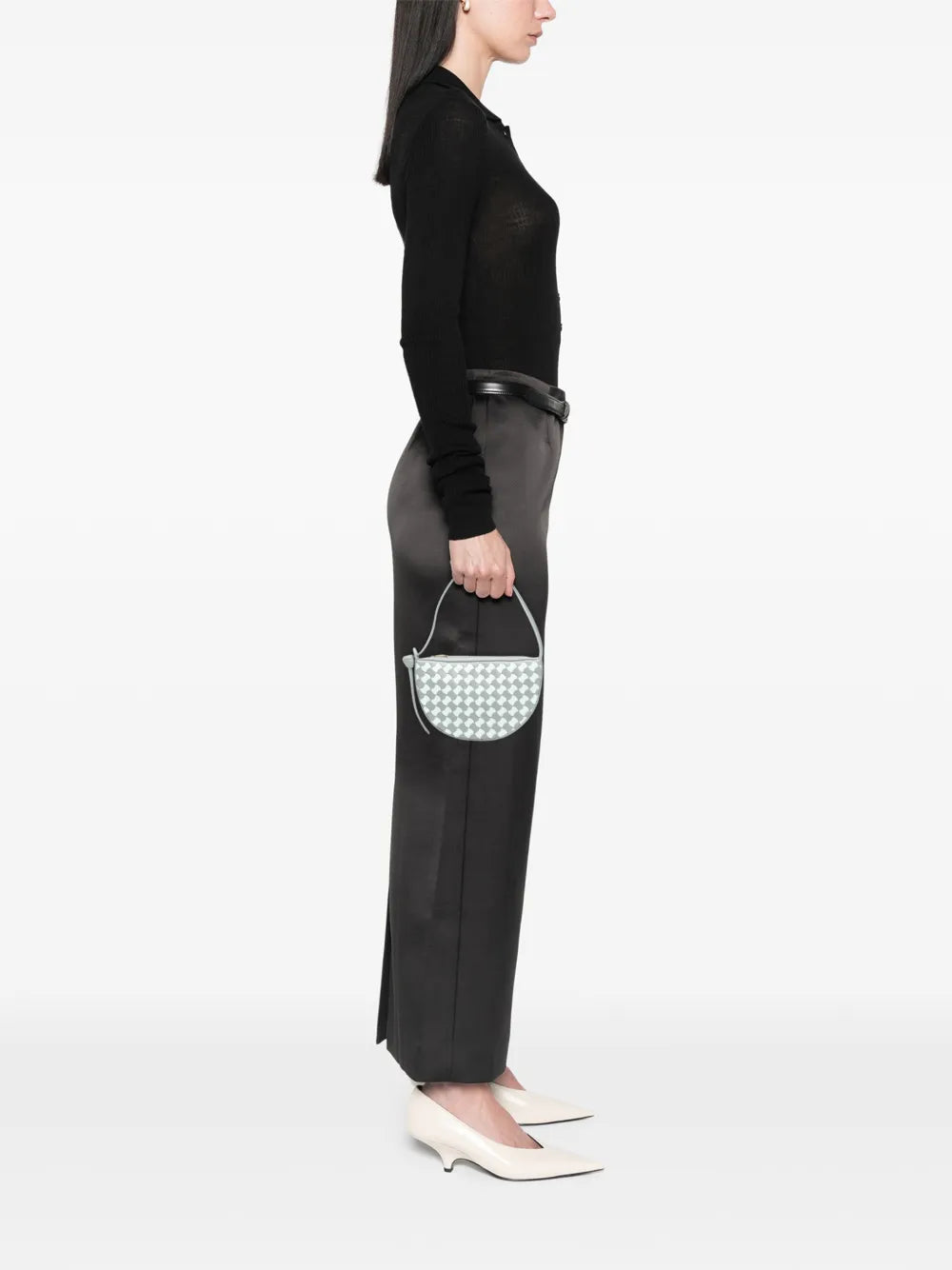 2012-2025 Mini Leather Intrecciato Sunrise Hobo shoulder bag