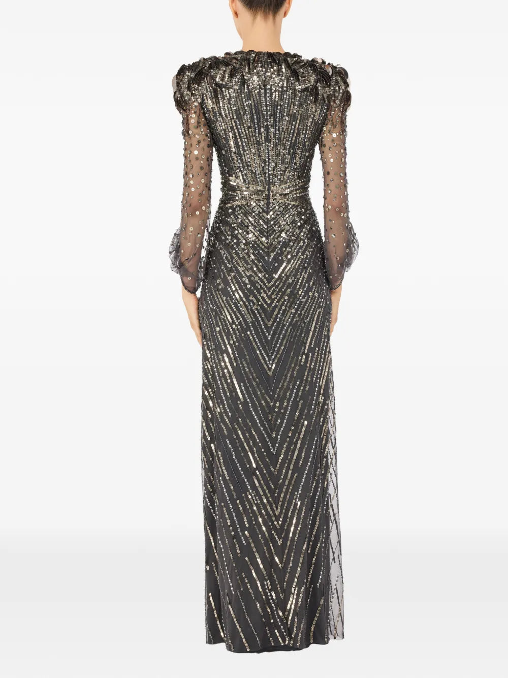 Xenia sequin-embellished maxi dress