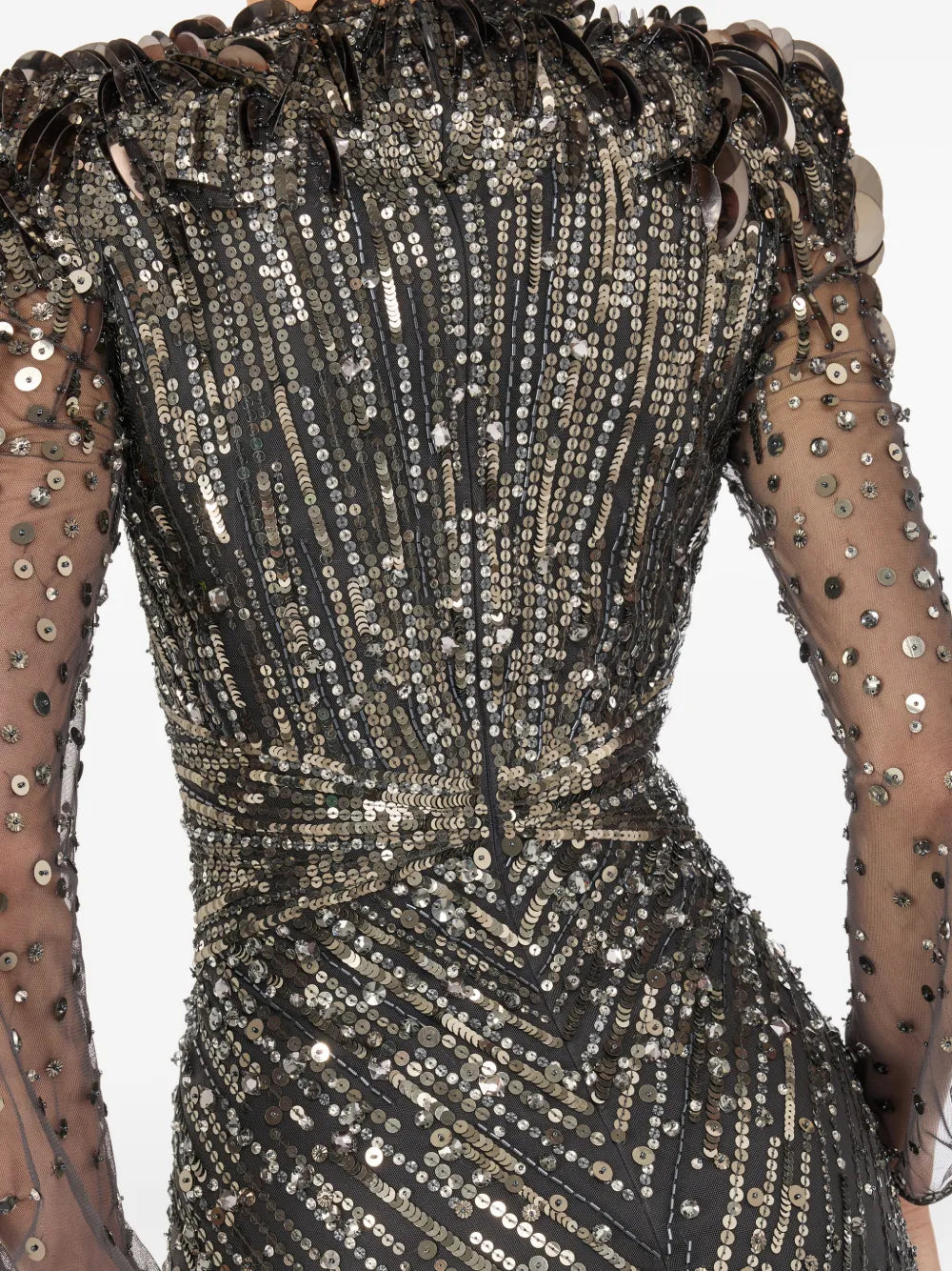 Xenia sequin-embellished maxi dress