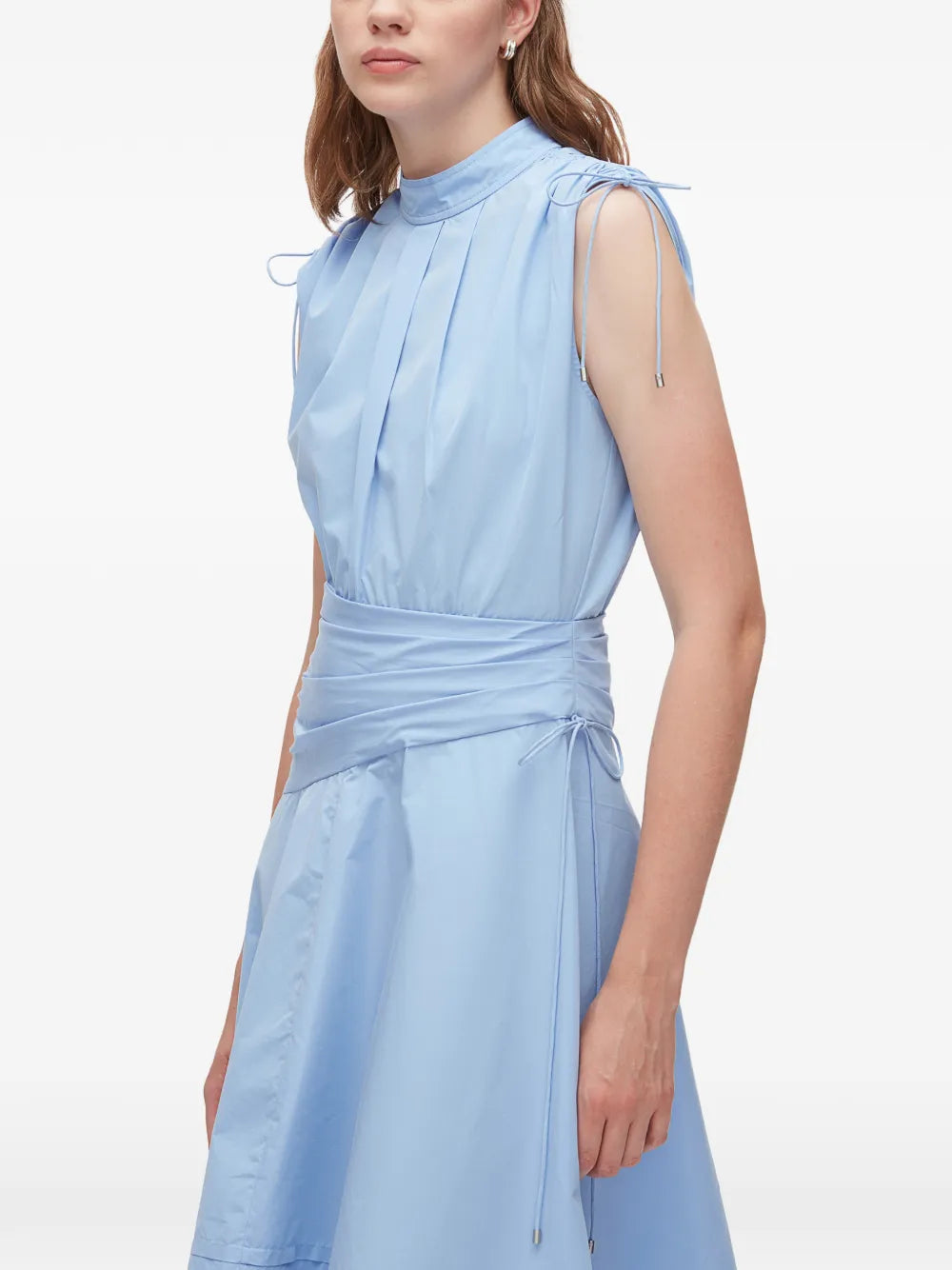 tie detail midi dress