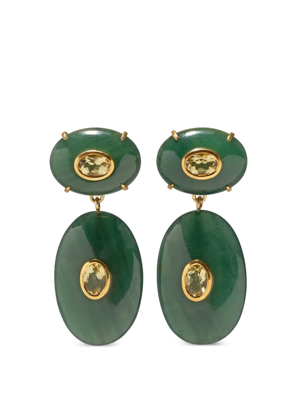 jade drop earrings