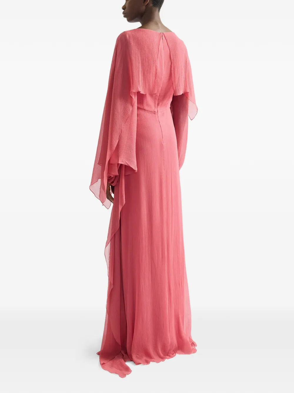 embellished long-sleeve maxi dress