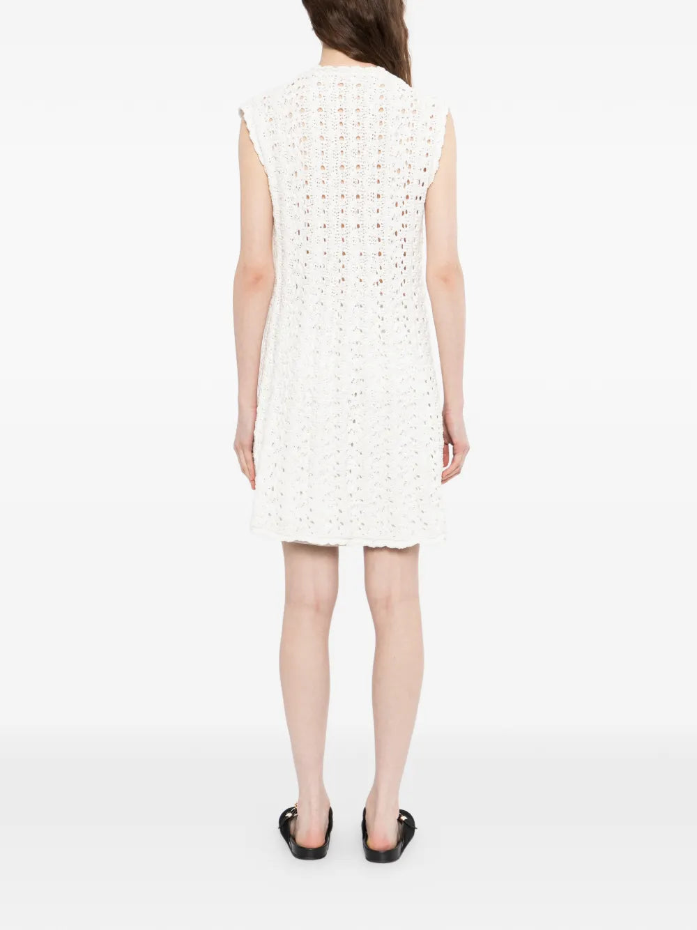 macrame sleeveless dress