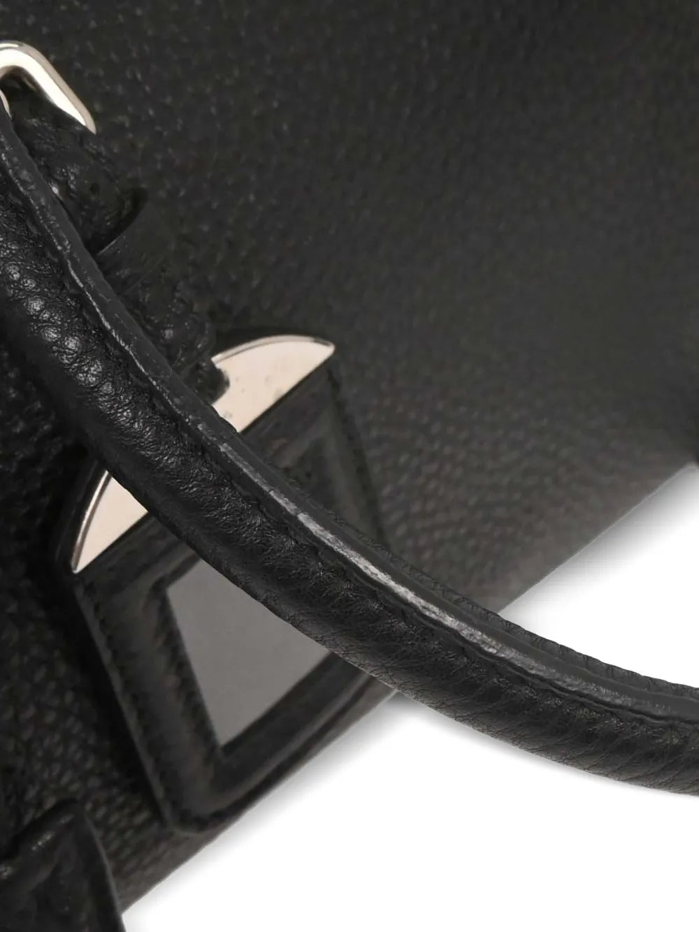 1990-2000s leather tote bag