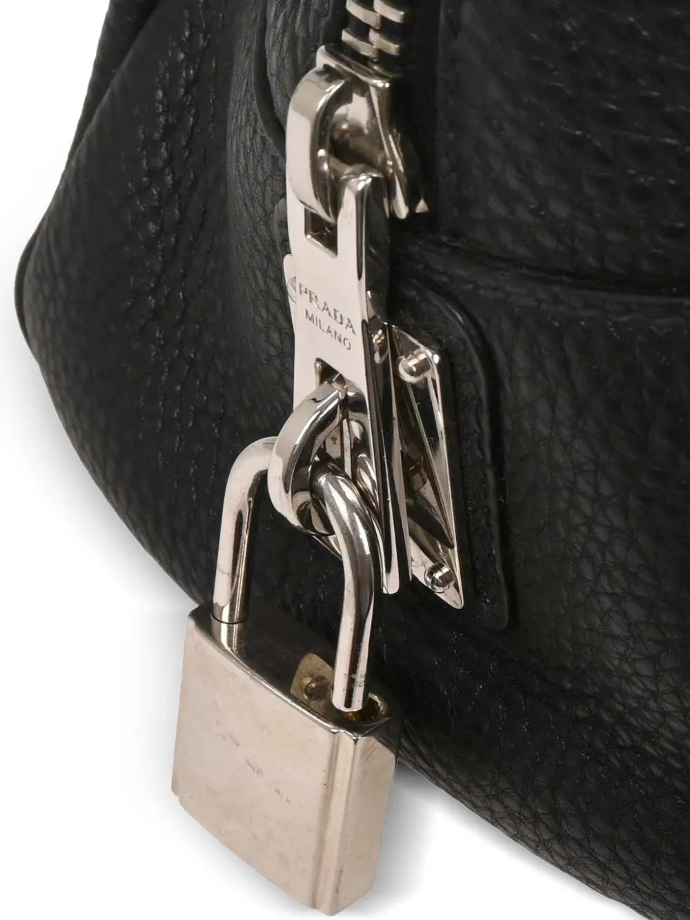 1990-2000s leather tote bag