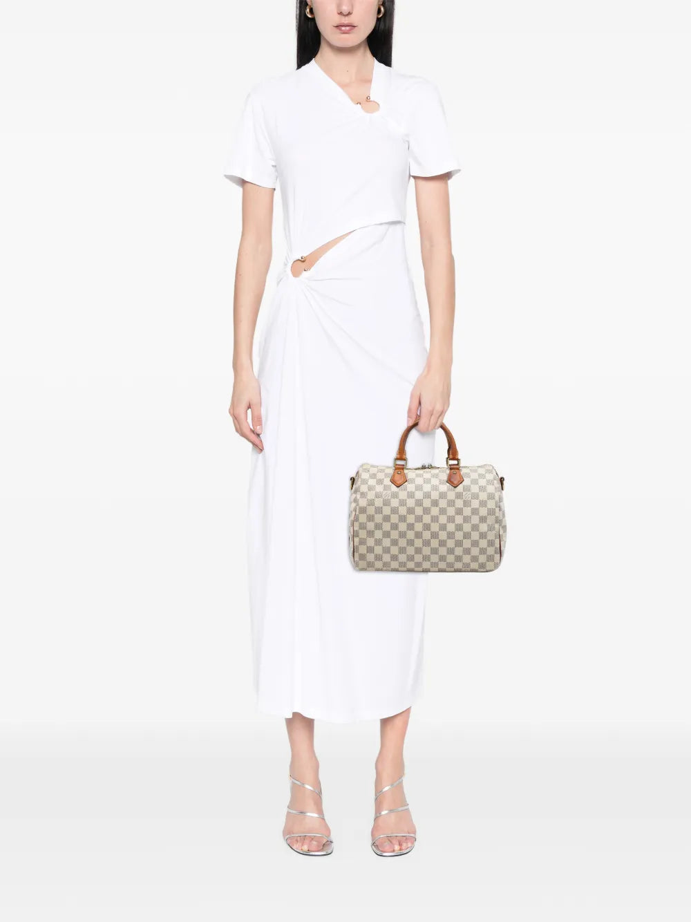 2016 Damier Azur Speedy Bandouliere 30 satchel