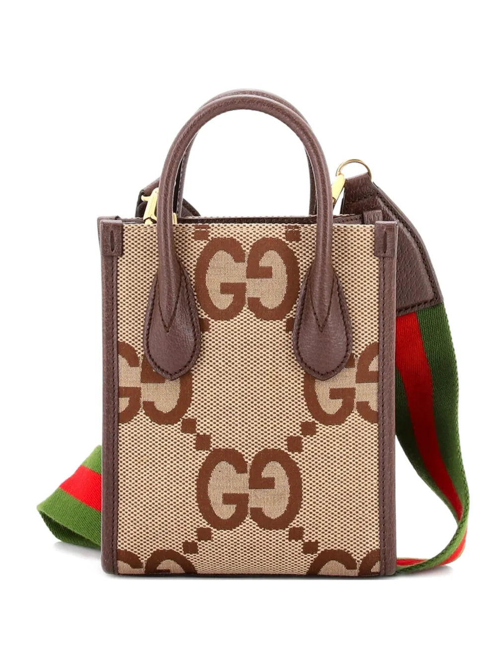 Vertical Tote Jumbo GG Canvas Mini crossbody bag