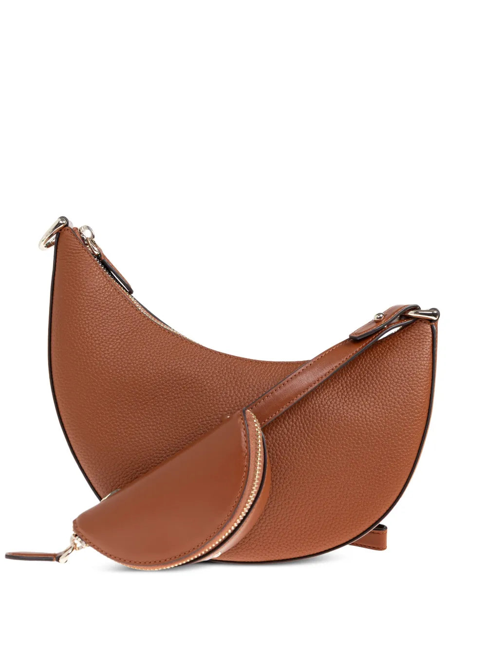 zip leather cross body bag