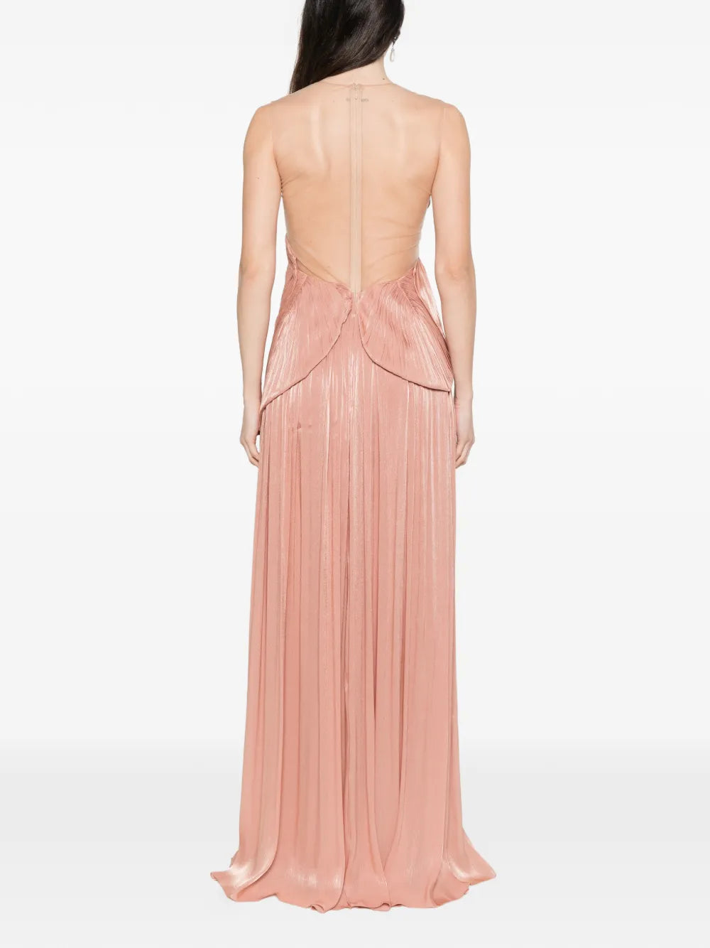 Serenne pleated maxi dress