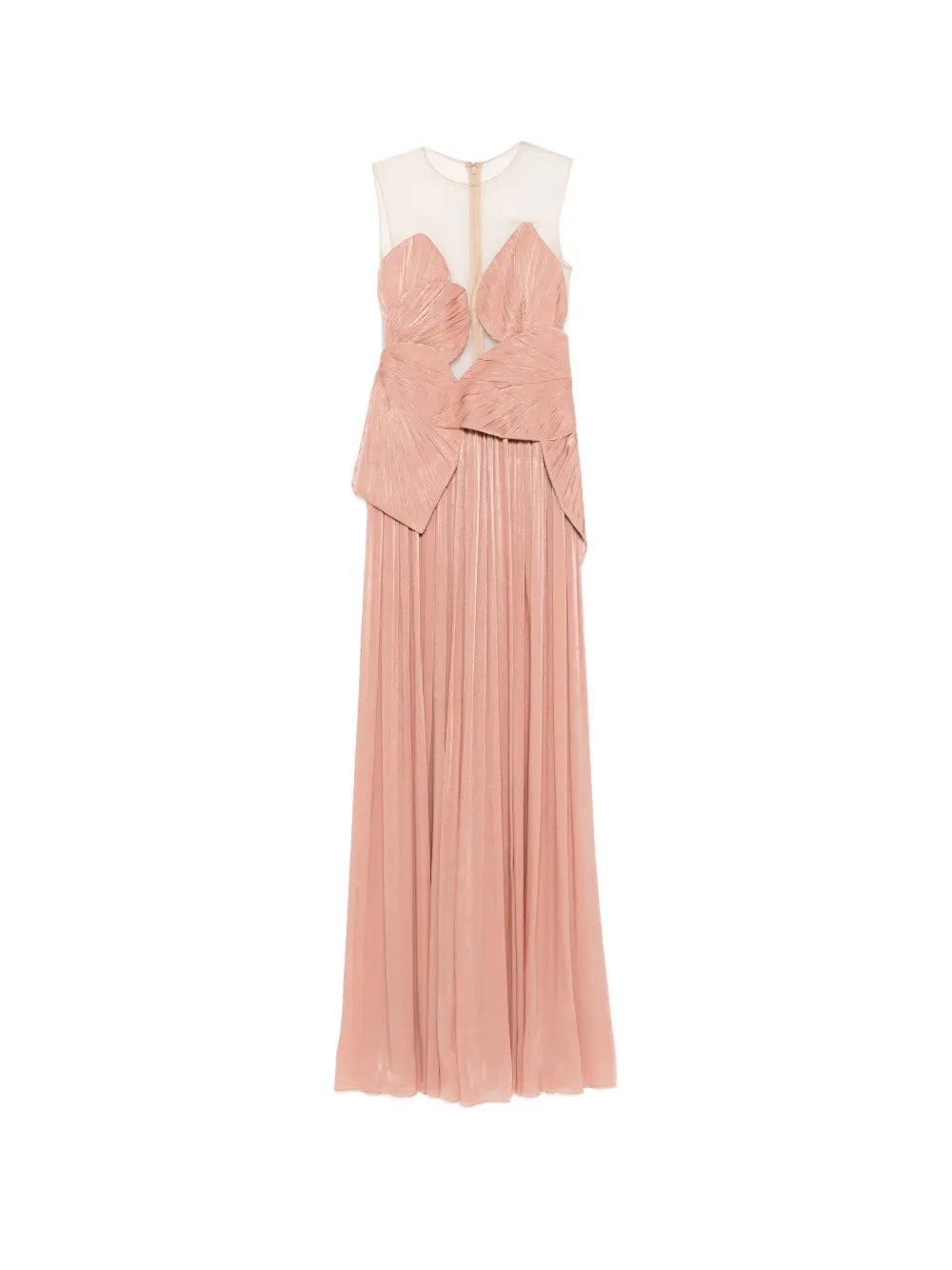 Serenne pleated maxi dress